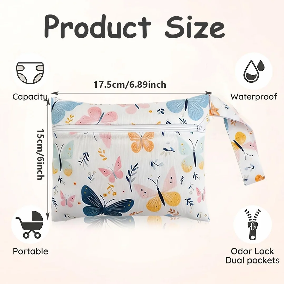 Borsa per Pannolini Impermeabile Portatile Multifunzione Sacchetto per Neonati