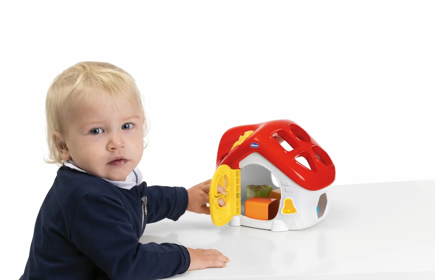 Chicco Gioco ABC Casina Luci e Suoni, Gioco elettronico biligue, Italiano e Inglese, Centro attività, 10-36 Mesi