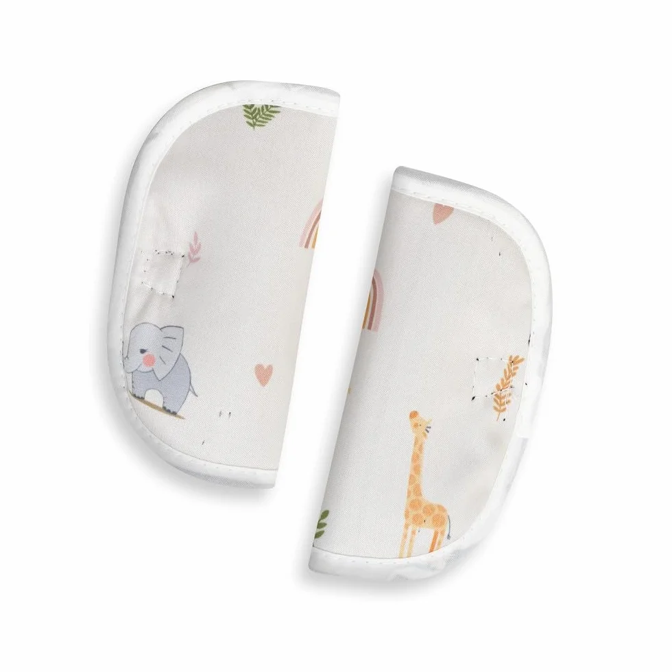 Materassino per passeggino universale Interbaby Safari Beige 100% cotone 84 x 34 cm traspirante