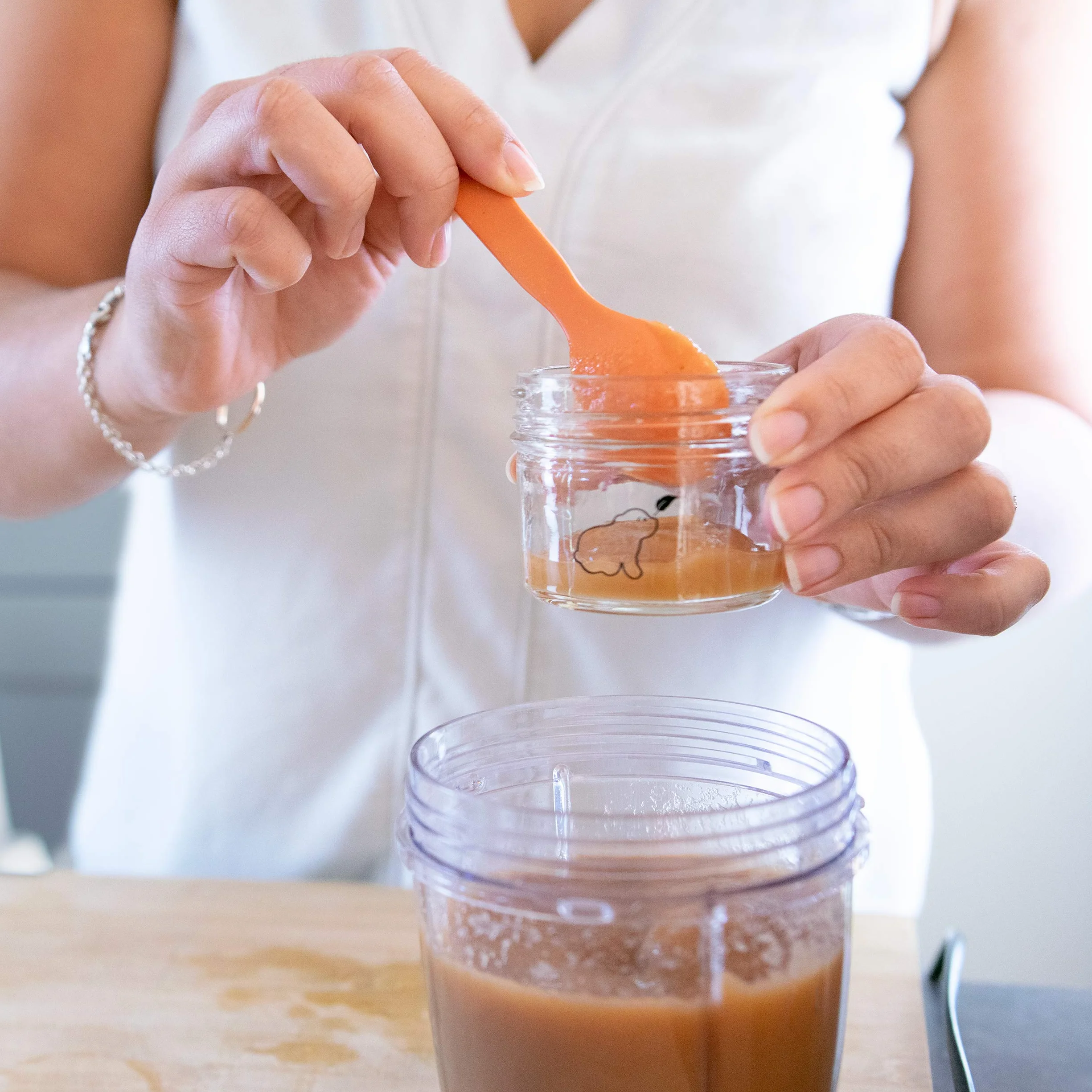 Contenitori Alimentari Vetro Ermetici 120ml 12pz per Pappa Neonati Lavastoviglie Freezer Microonde Privi di BPA