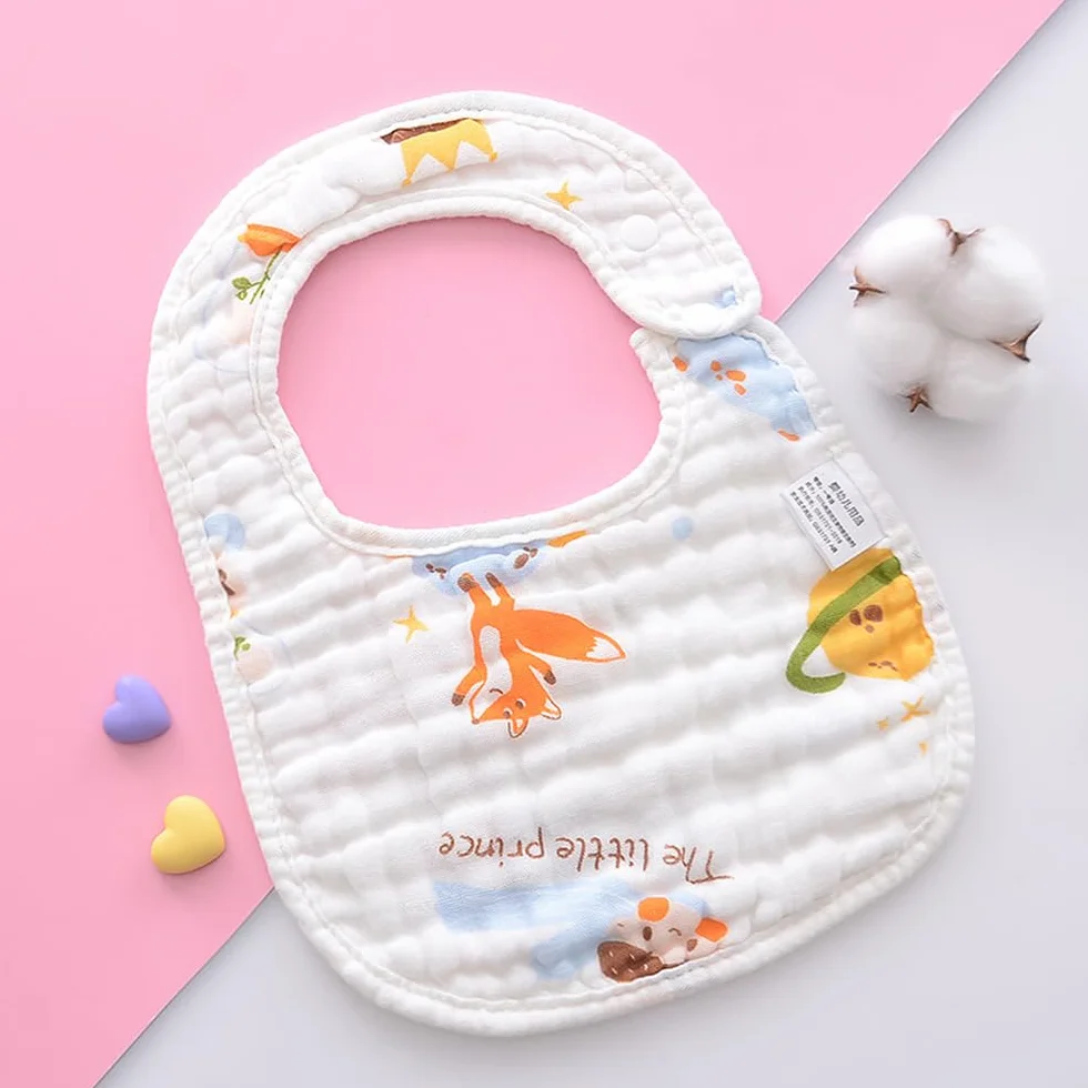 SLOSH Bavaglini Impermeabili Neonato Bandana Cotone Baby Pappa Morbidi Assorbenti Burp Lavabile