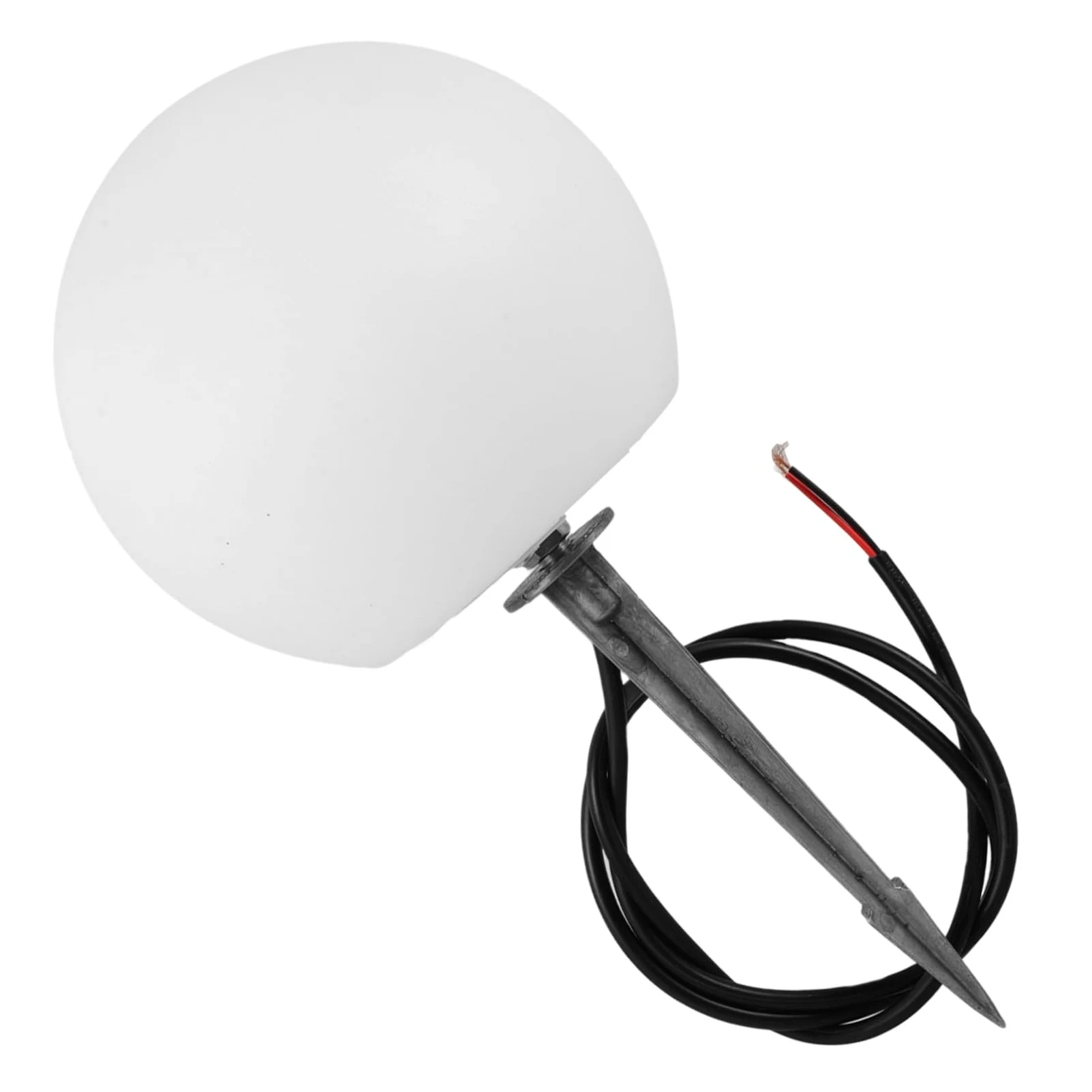 Lampada da Giardino a Picchetto Globo Bianca LED per Esterno | Pe Plastica, Collegamento Diretto, per Uso Interno e Outdoor, Decorazioni Esterno, Lampade da Giardino Decorative