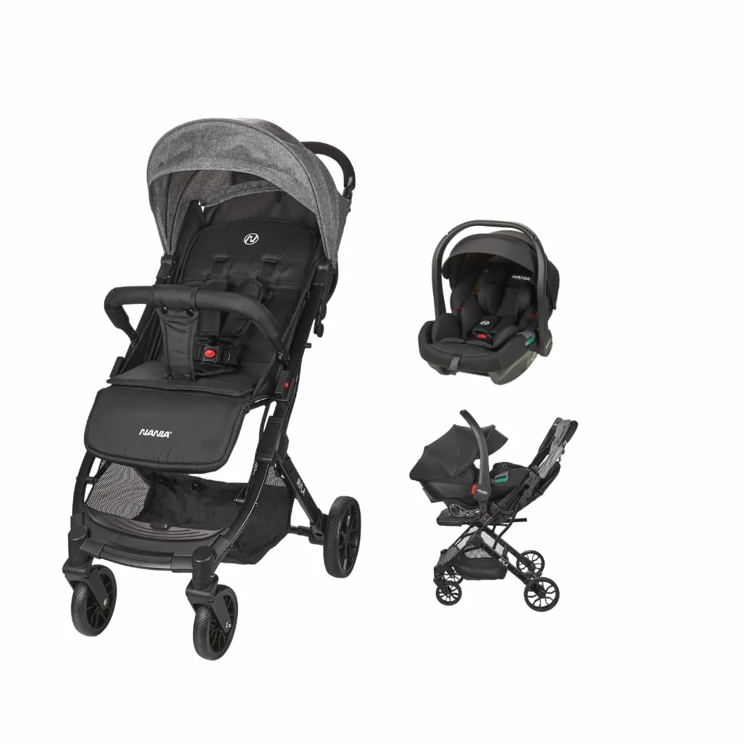 Nania Myla Passeggino combinato 2 in 1 compatto leggero 0-4 anni max 22 kg seggiolino auto Rimini 40-87 cm 0-13 kg protezione laterale comfort