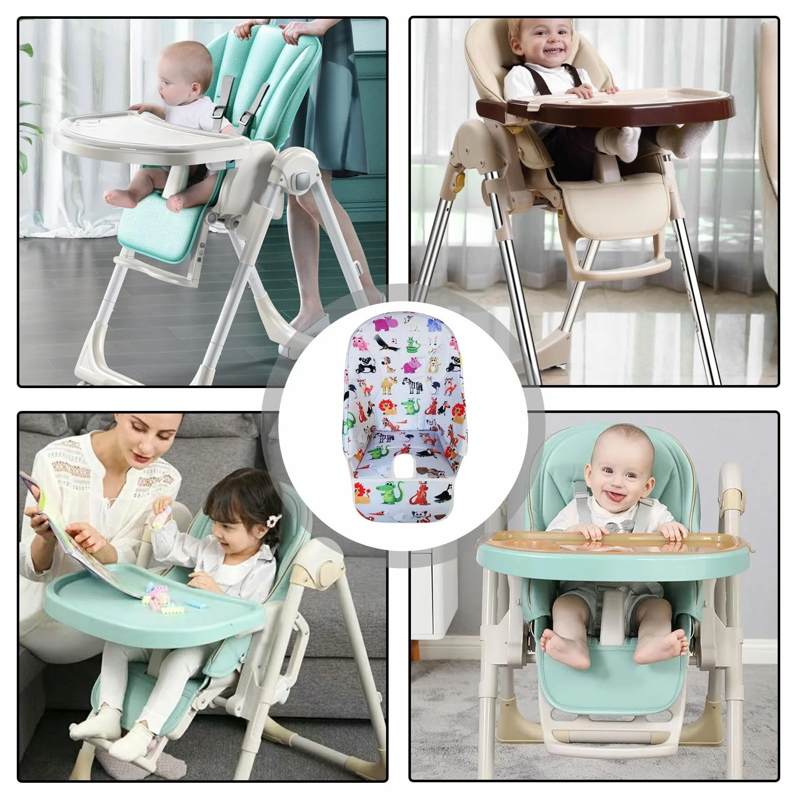 Peg-Perego Siesta Zero3 Baoneo Kosmic Ja-né Cuscino per seggiolone in pelle PU