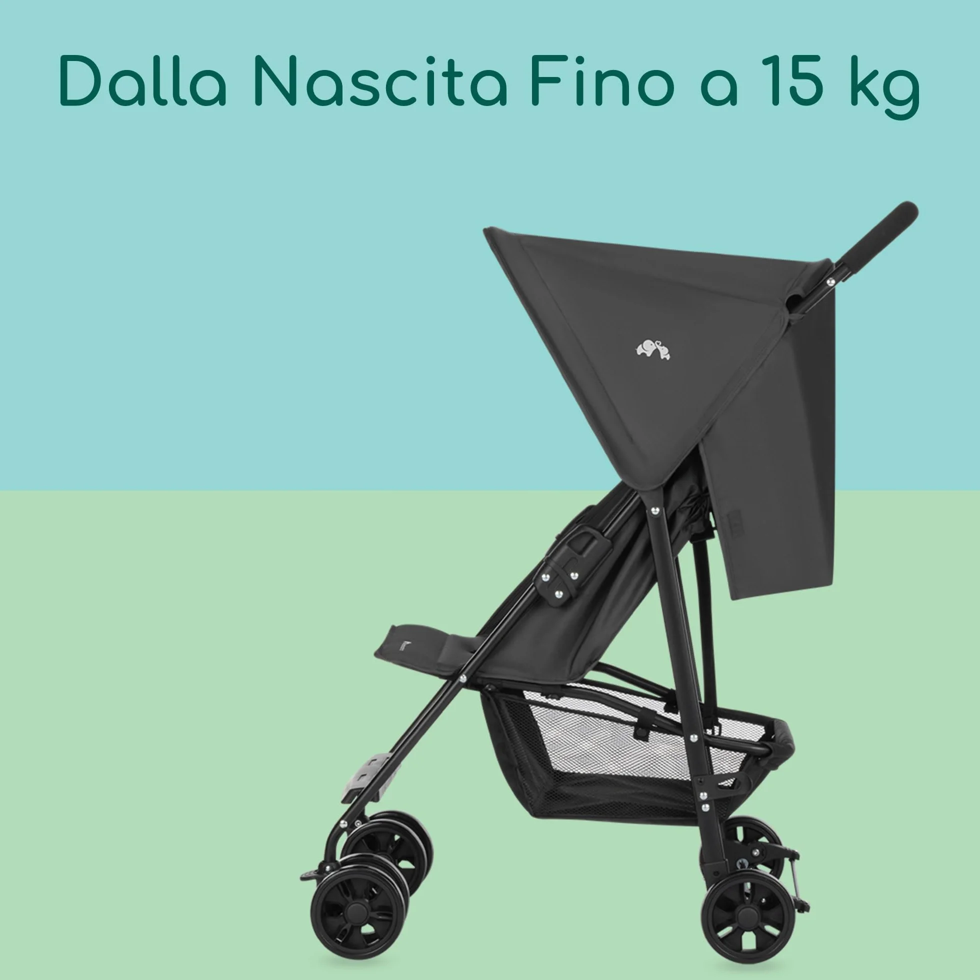 Bebeconfort Snow Passeggino Leggero 0+ 0-15 kg Pieghevole Chiusura Compatta Mineral Graphite