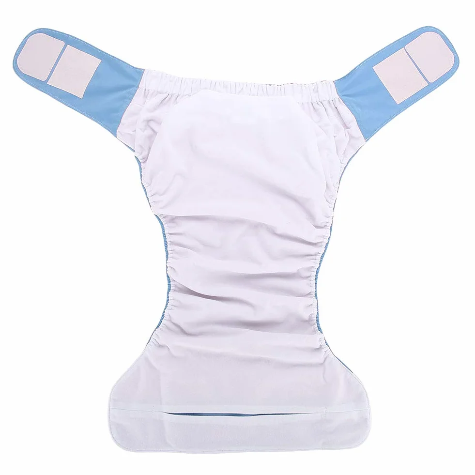 Pannolino in tessuto adulto impermeabile riutilizzabile 4 colori protezione incontinenza