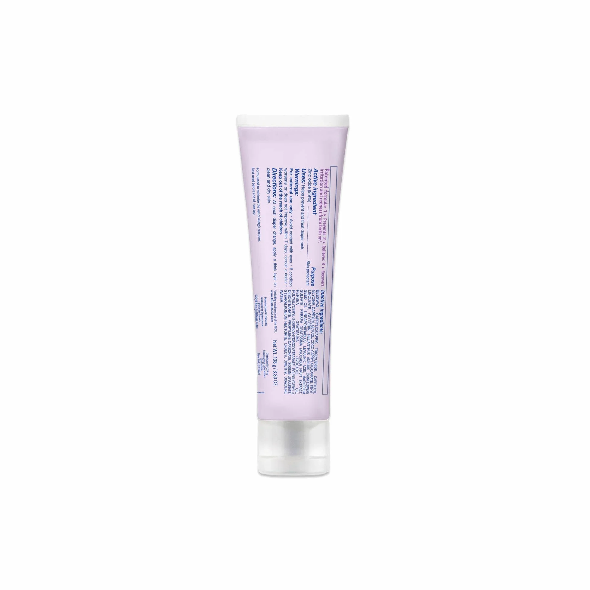 Mustela Pasta Cambio Crema Pannolino con Perseose d'Avocado BIO 150ml - Previene e Lenisce Arrossamenti 98% Ingredienti Naturali