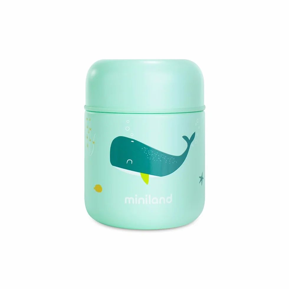 Miniland Thermos Bebè Alimenti 280ml Acciaio Inox Doppia Parete