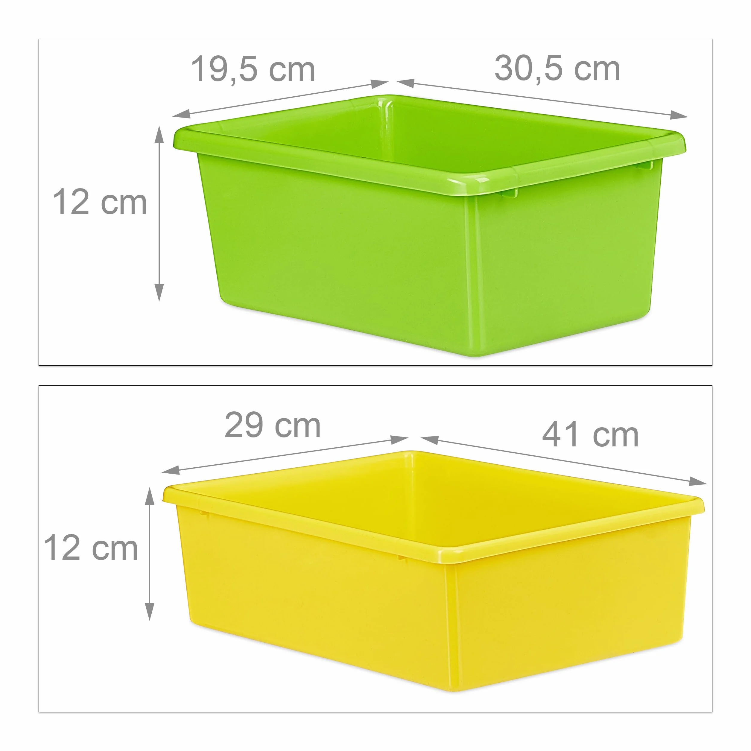Relaxdays Scaffale per Bambini con Box Porta-Giochi, Contenitori Colorati per Giocattoli, MDF+Plastica, 88x86x31 cm