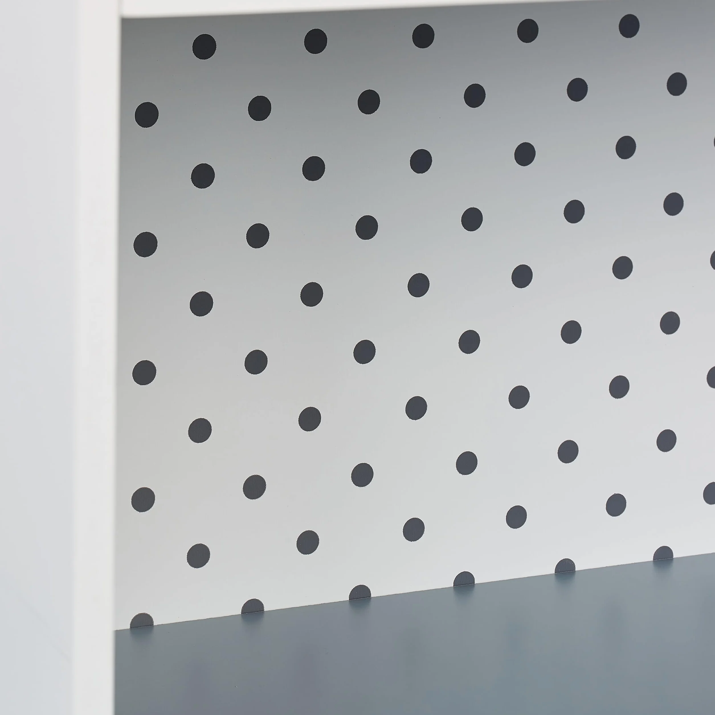 Relaxdays Scaffale Bambini 4 Scomparti Aperti 1 Porticina MDF 60x60x30cm Bianco Grigio