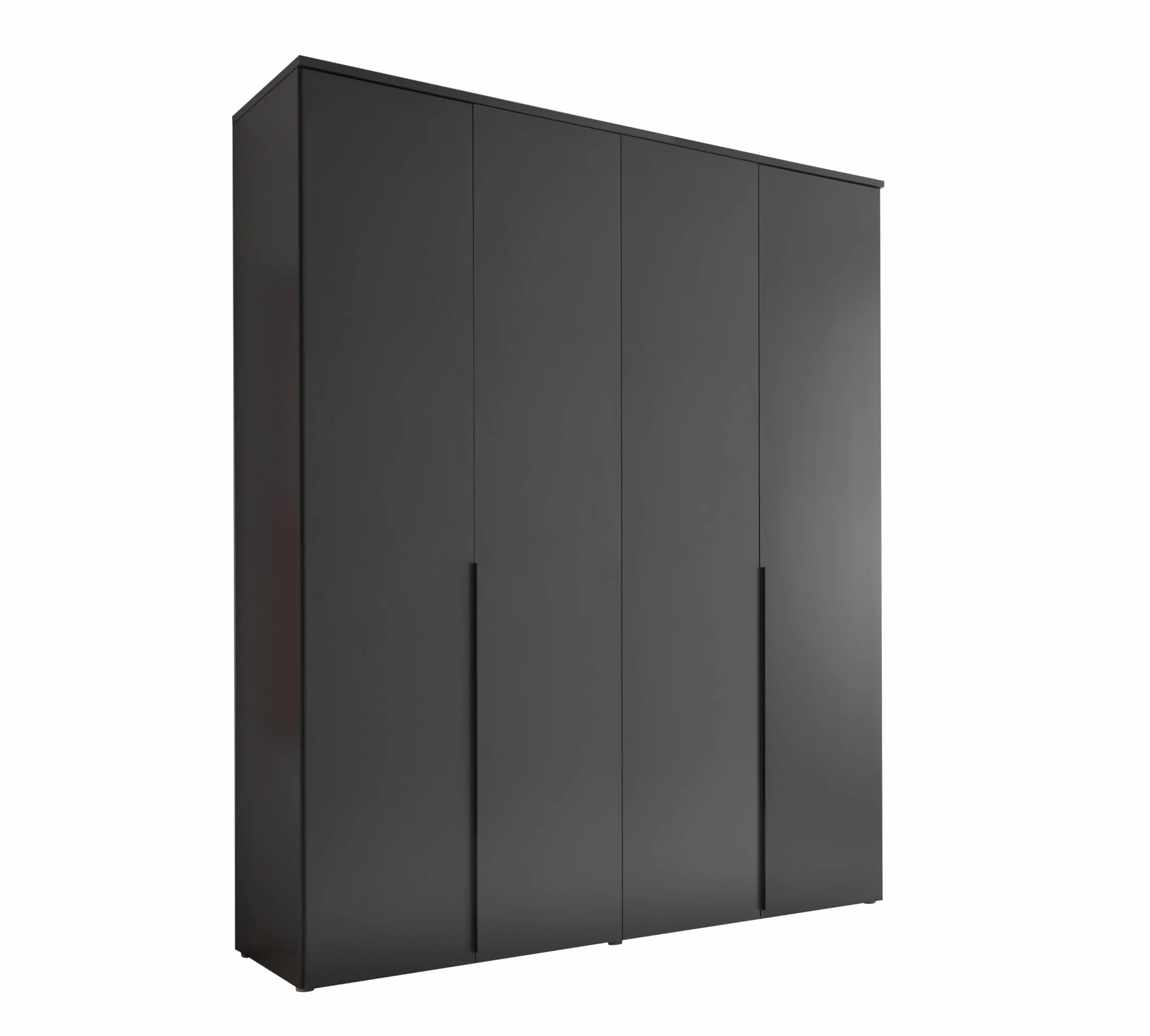 Armadio a 4 ante a battente bianco opaco 180x225x52cm per camera da letto ingresso