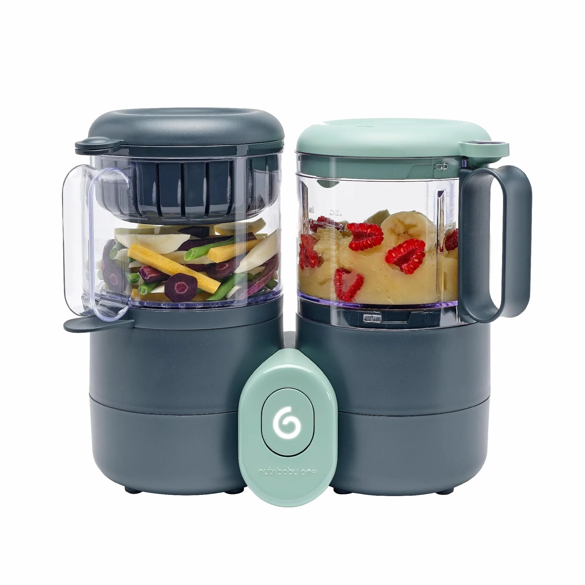 Babymoov Nutribaby One 4 in 1 Baby Food Maker, frullatore e vaporizzatore per alimenti per bambini