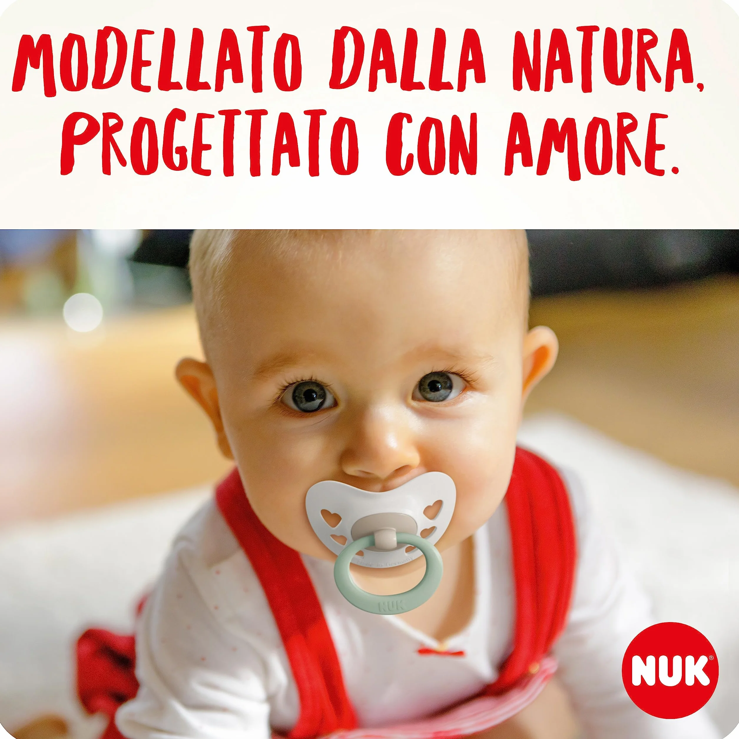 NUK Signature Day & Night Ciuccio 6-18 Mesi 4 Pezzi Senza BPA Silicone Glow-in-the-dark