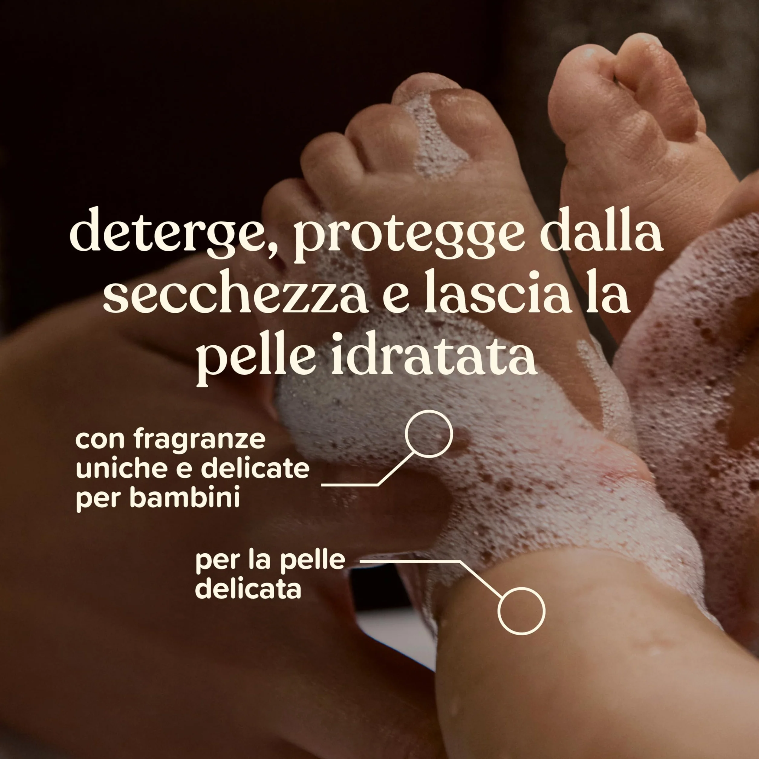 Johnson's Baby Top-to-Toe 3 in 1 Bagno dalla Testa ai Piedi 500 ml Bagnoschiuma e shampoo bambini per viso corpo e capelli