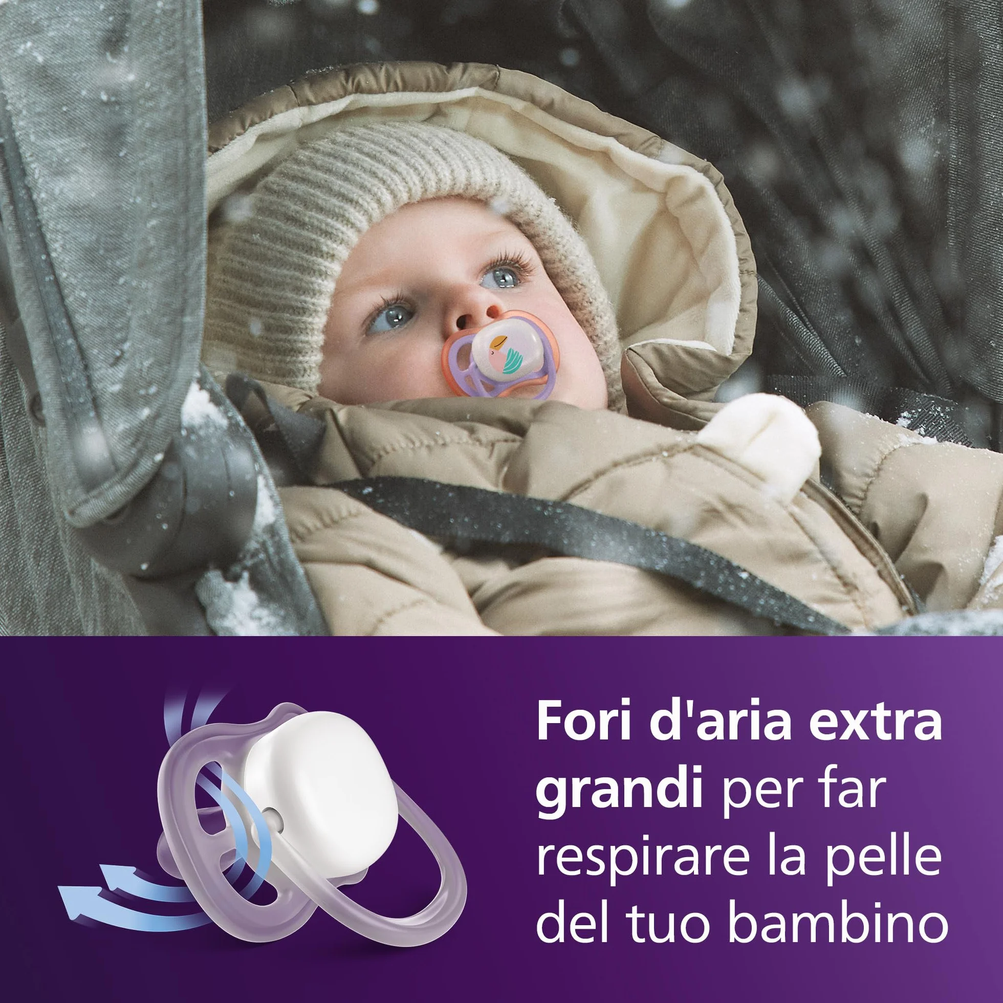 Philips Avent chupetes ultra air noche diseño anatómico bebés 18 meses brillo oscuridad tetina simétrica silicona extrafirme sin BPA paquete 2