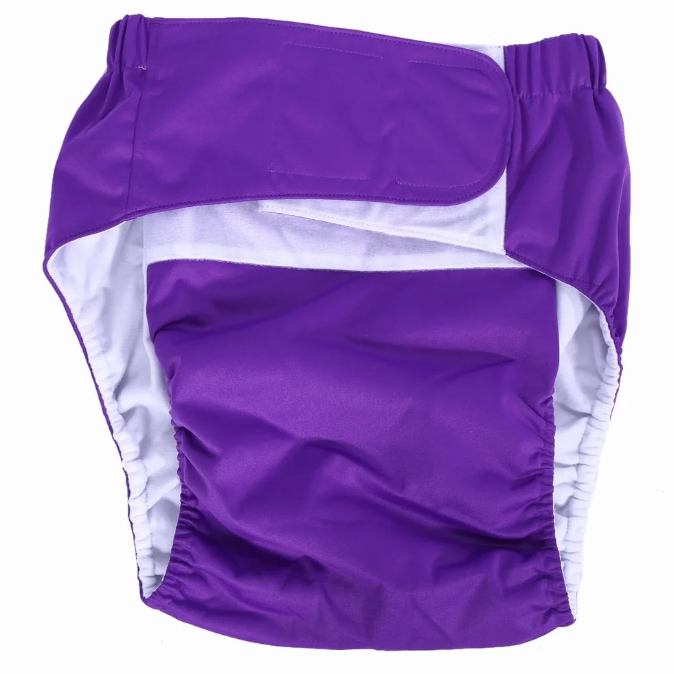 Nikou Pannolini per adulti lavabili e regolabili traspiranti Dark Purple