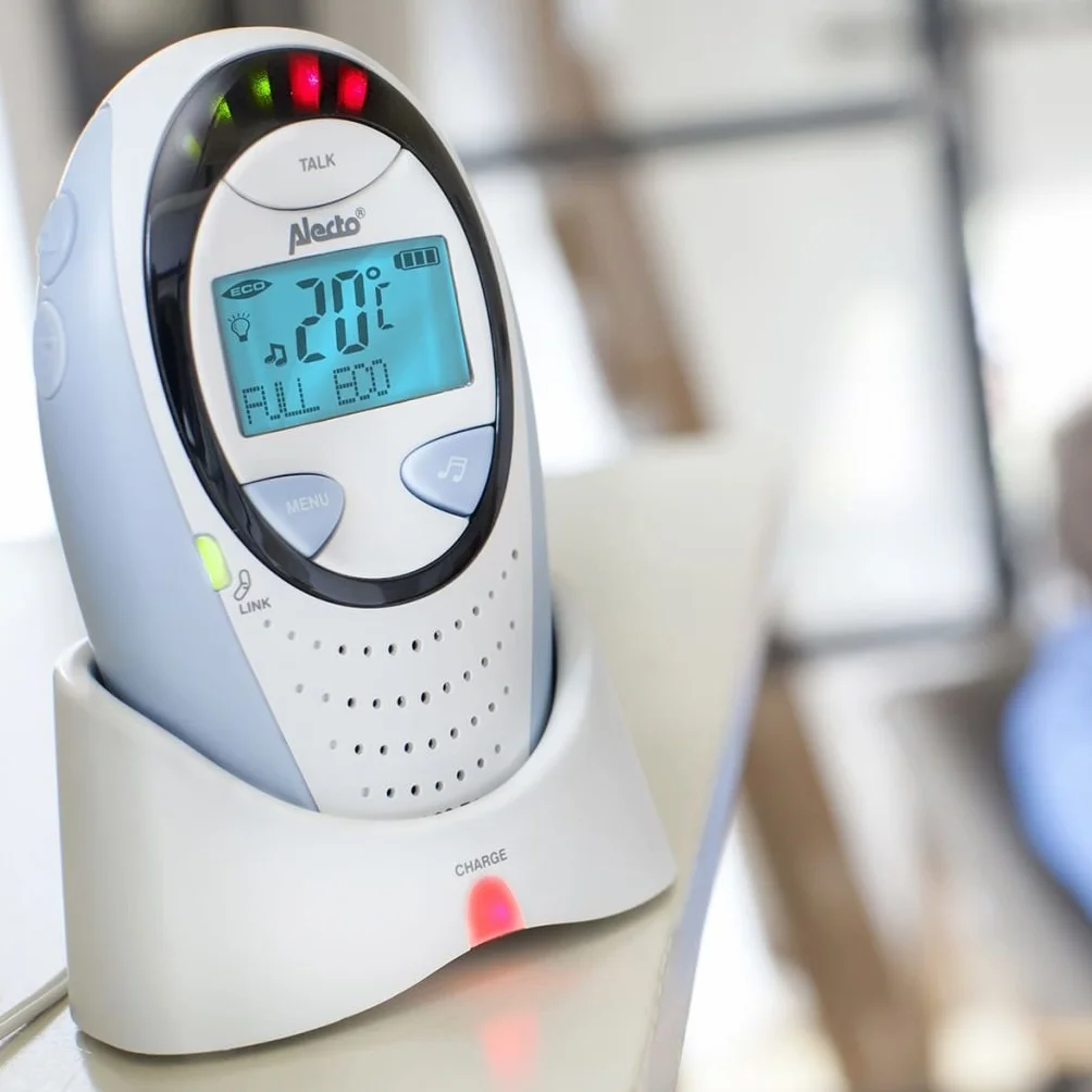 Alecto Bambino DBX-88 ECO DECT Baby Monitor Audio Babyphone con Connessione Sicura