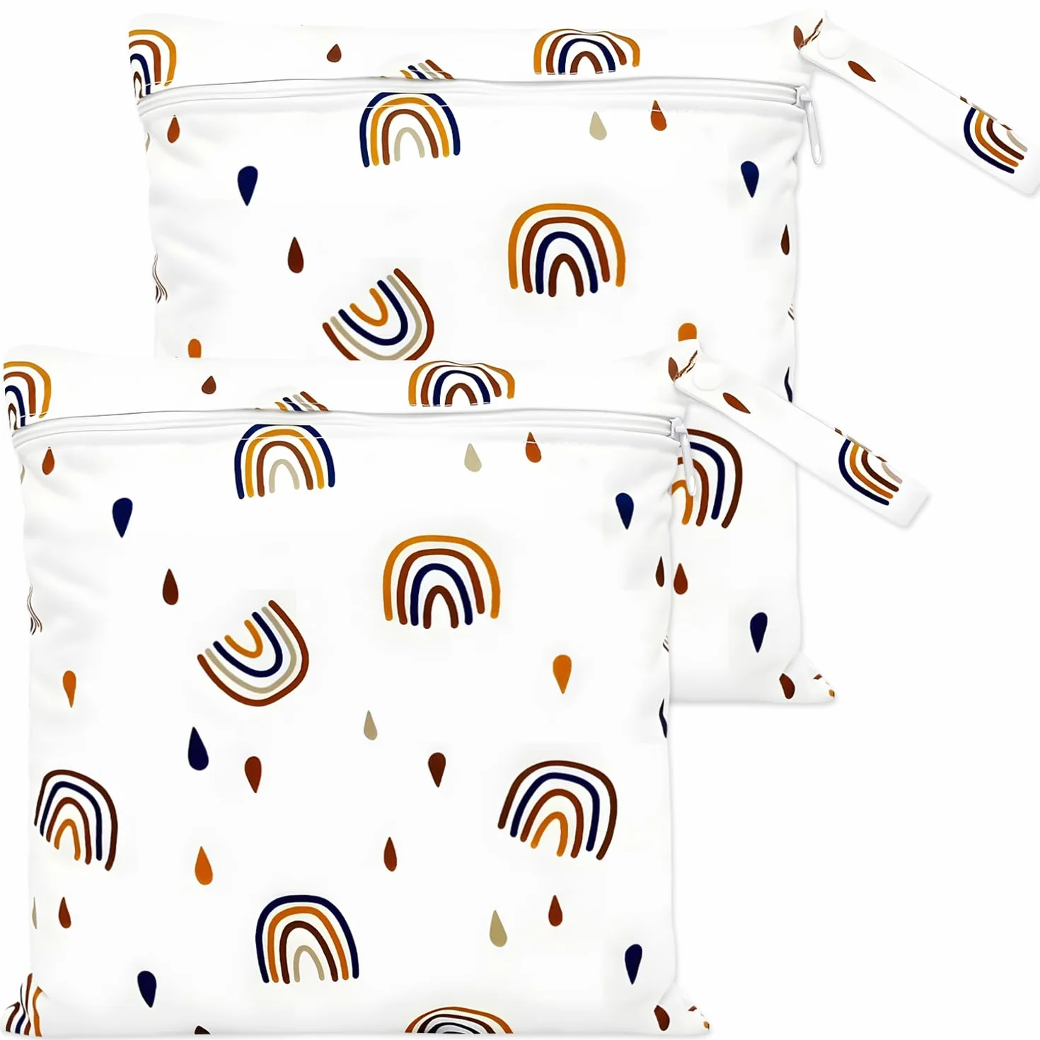 Borse Impermeabili per il Nuoto, Borsa Costume da Bagno Riutilizzabile Lavabile con Cerniera Arcobaleno