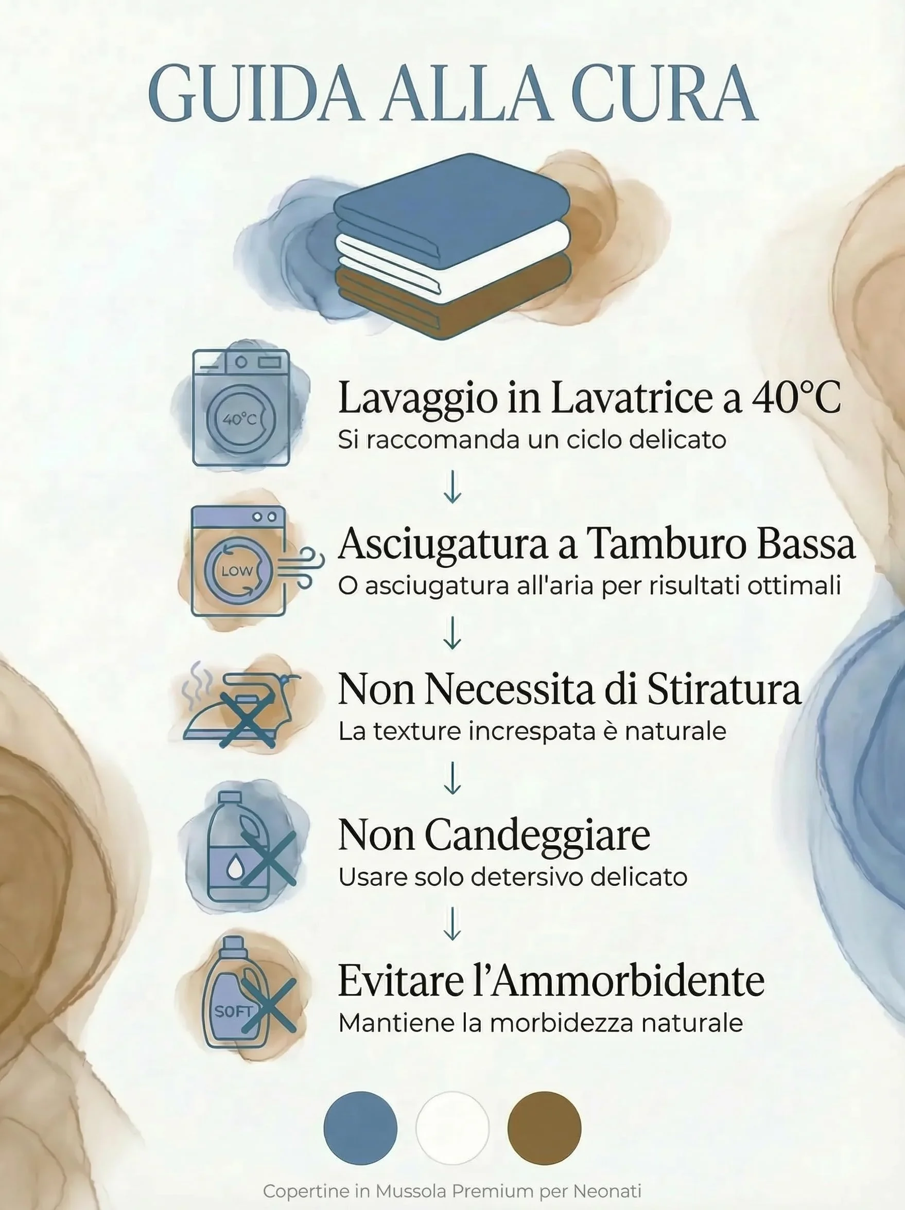 BABYSAFE Mussole Neonato Cotone Biologico 80x70cm Doppia Garza Pacco da 3 Copertina OEKO-TEX Made in Europe