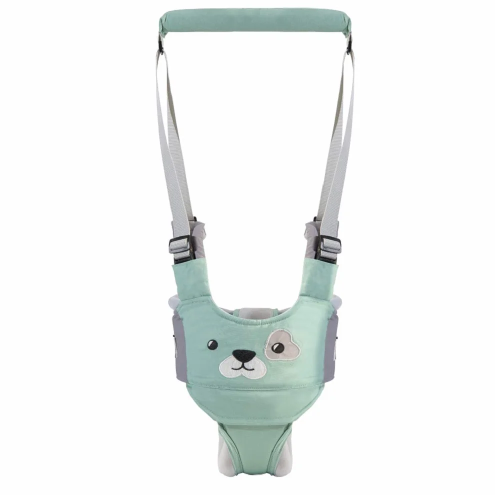 Felly Camminare Assistente per Bambino, Bretelle di Sicurezza, Redini Primi Passi, Verde 8-28 mesi