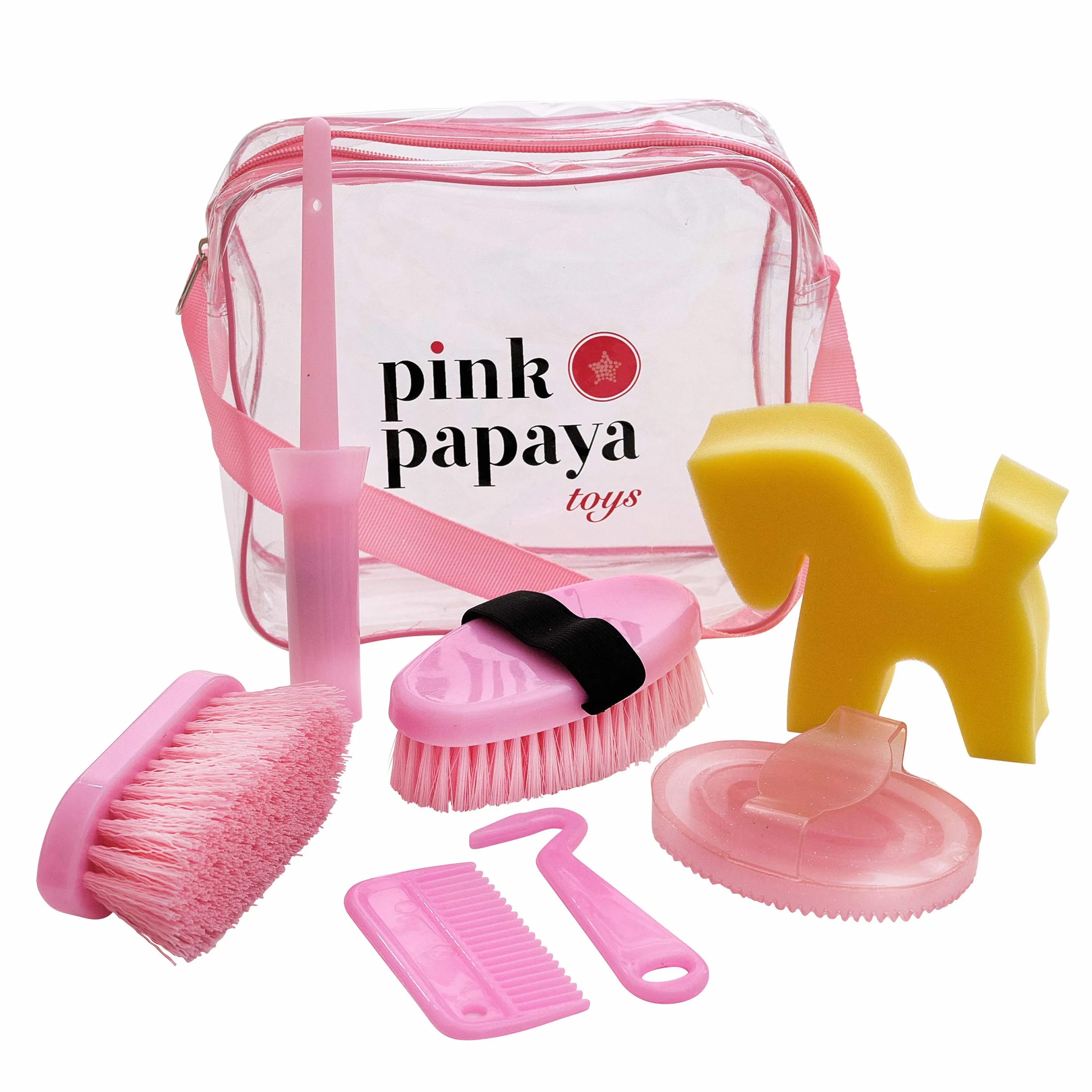 Pink Papaya Borsa per la toeletta Lexington 7 pezzi rosa