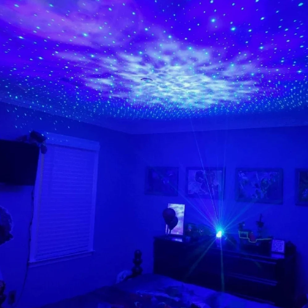 GeRRiT Proiettore di Luce Notturna Proiettore a LED Proiezione del Cielo Stellato for Il teatro Domestico della Festa della Camera da Letto degli Adulti