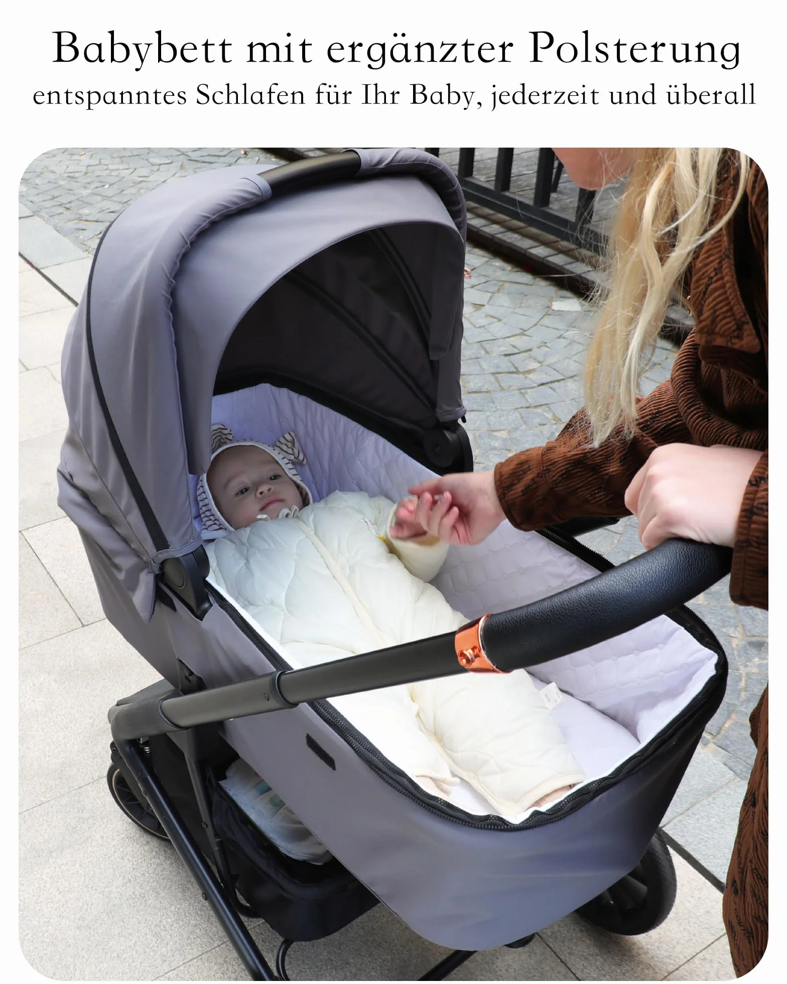 Passeggino 2 in 1 Reversibile 360° Chiusura Veloce Fronte Mamma 0-48 Mesi 26 kg Verde