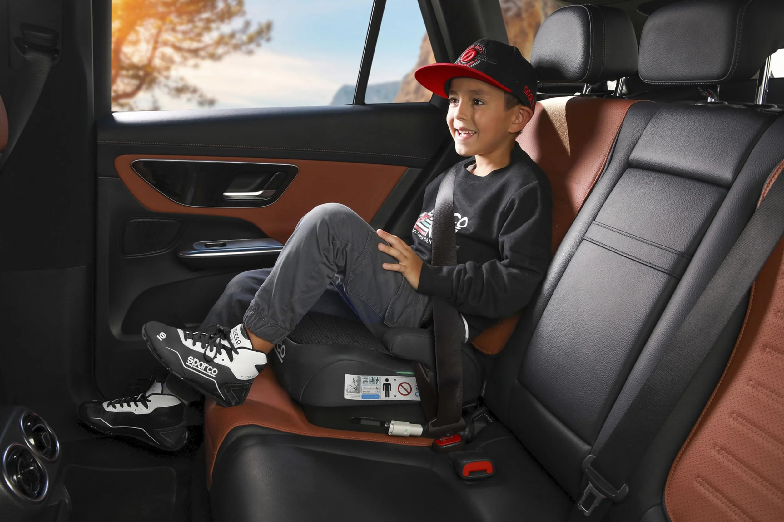 Sparco Rialzo auto ISOFIX R129/03 125-150 cm 6-12 anni senza schienale