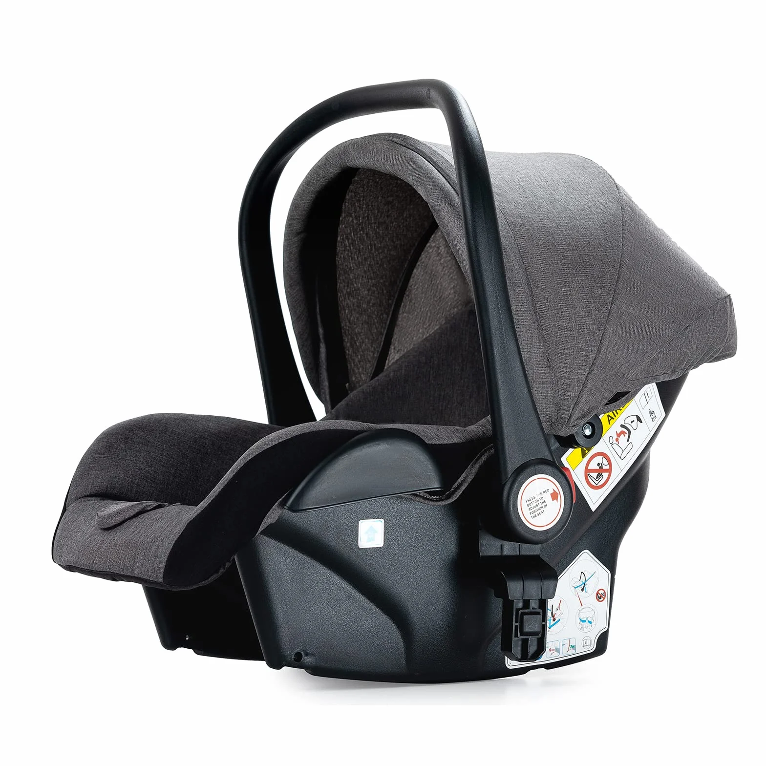 Magic Trio Passeggino 3 in 1 Carrozzina Neonati Portatile Pieghevole Un Clic Spinta Reversibile Grigio