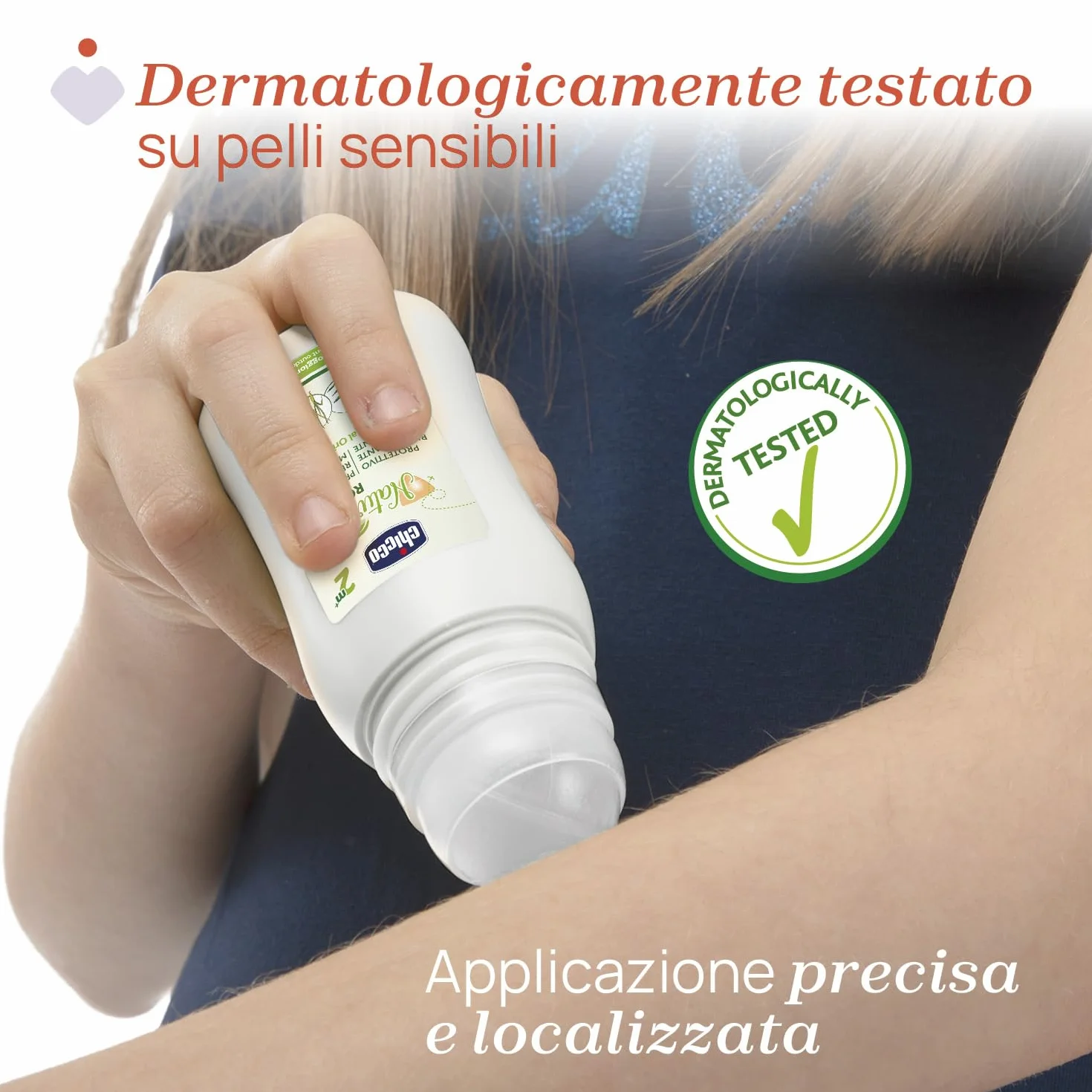 Chicco NaturalZ Roll On Protettivo 60 ml Repellente Zanzare Citronella Eucalipto