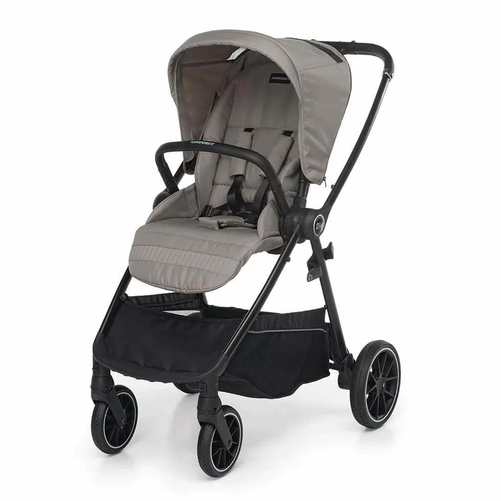 Foppapedretti Trio Divo I-Size, System Modułowy dla Dzieci, Gondola Wózek i Fotelik Samochodowy I-Size, Składany, Zgodny z ECE R129, Lekki