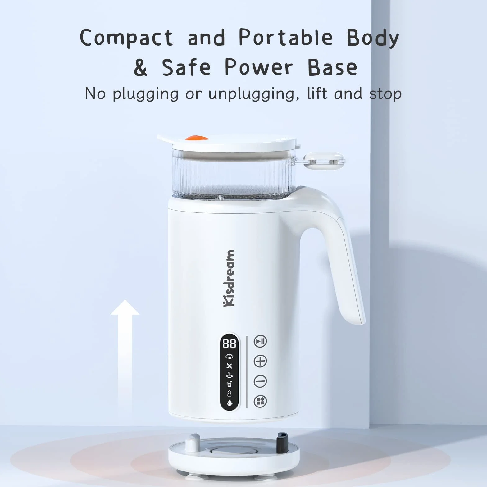 Cuocipappa Mixer Multifunzione 6-in-1 per Bébé - Vapore, Mixer, Latte Caldo, Zuppa, Succo