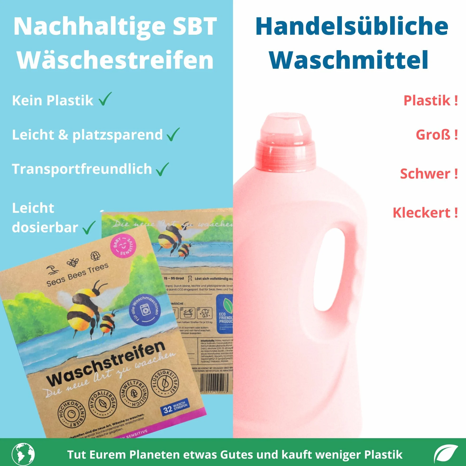 Detergente per bucato Baby Sensitive 32 strisce senza profumo