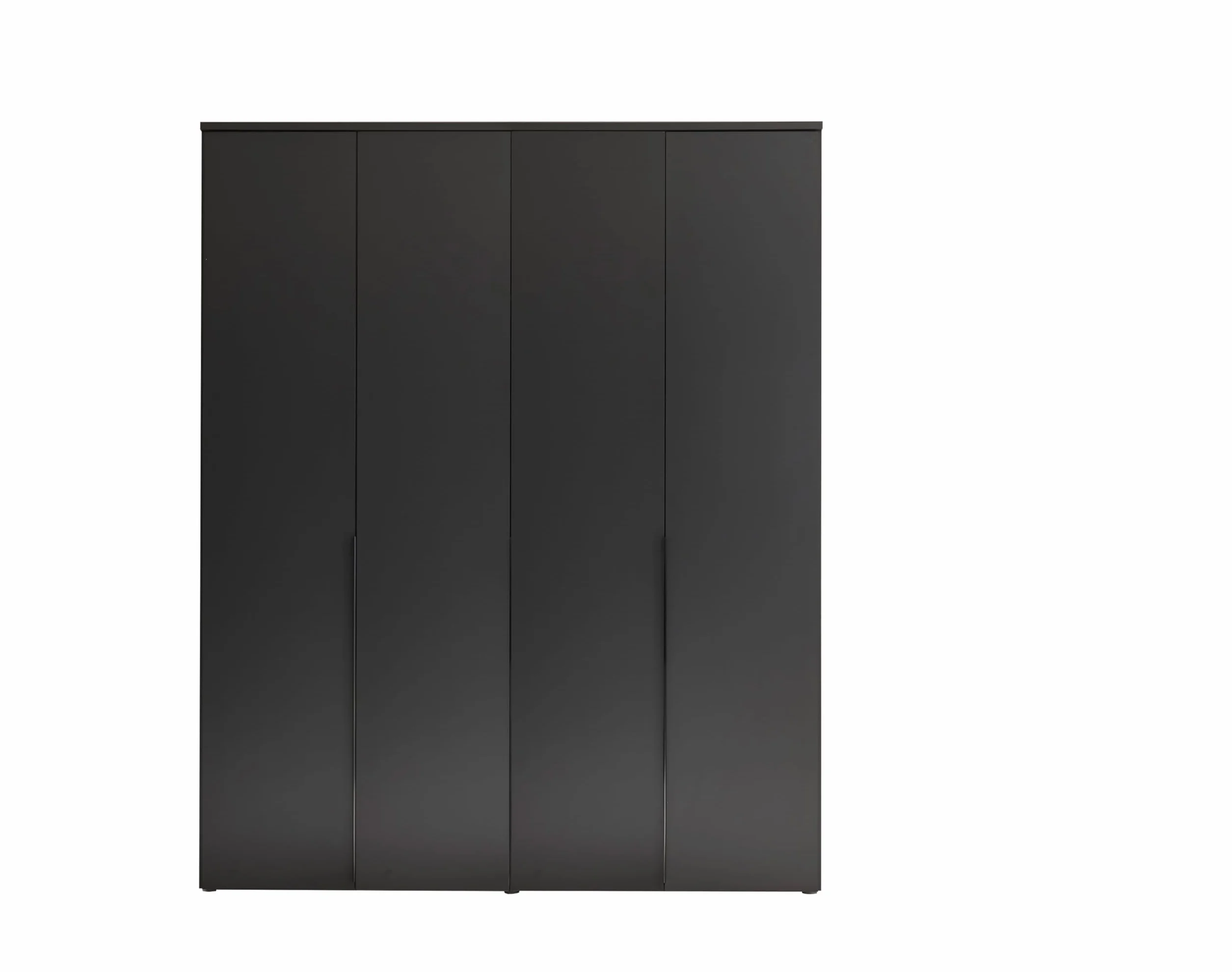 Armadio a 4 ante a battente bianco opaco 180x225x52cm per camera da letto ingresso
