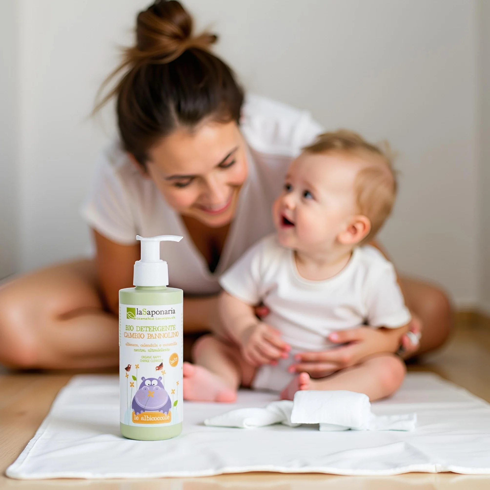 La Saponaria Crema detergente cambio pannolino lenitiva 190ml