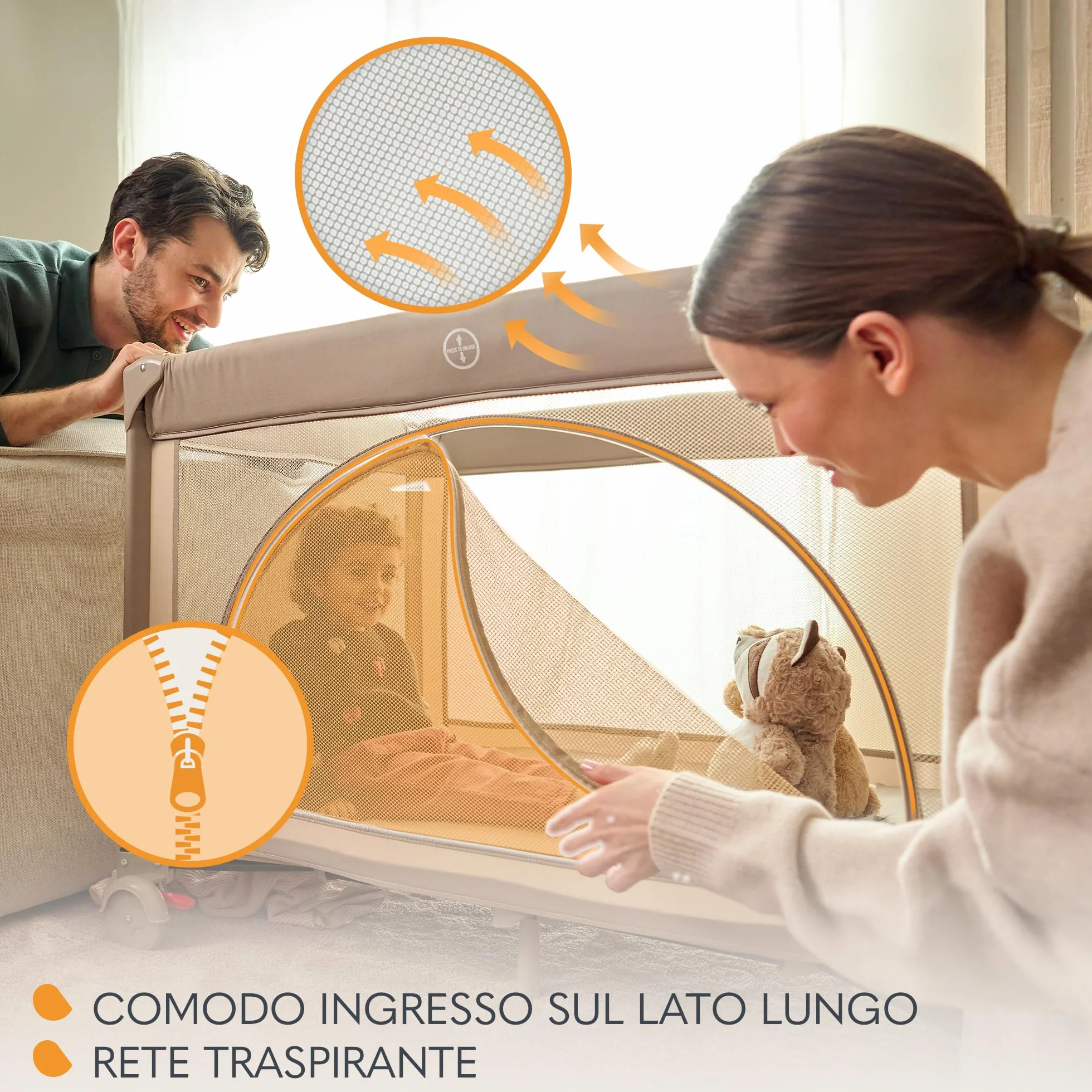 Lionelo LAURA Lettino da viaggio 2 in 1 fino a 15 kg per bambini 0-36 mesi Materassino in schiuma T25 2 livelli altezza Borsa viaggio Ruote con freno
