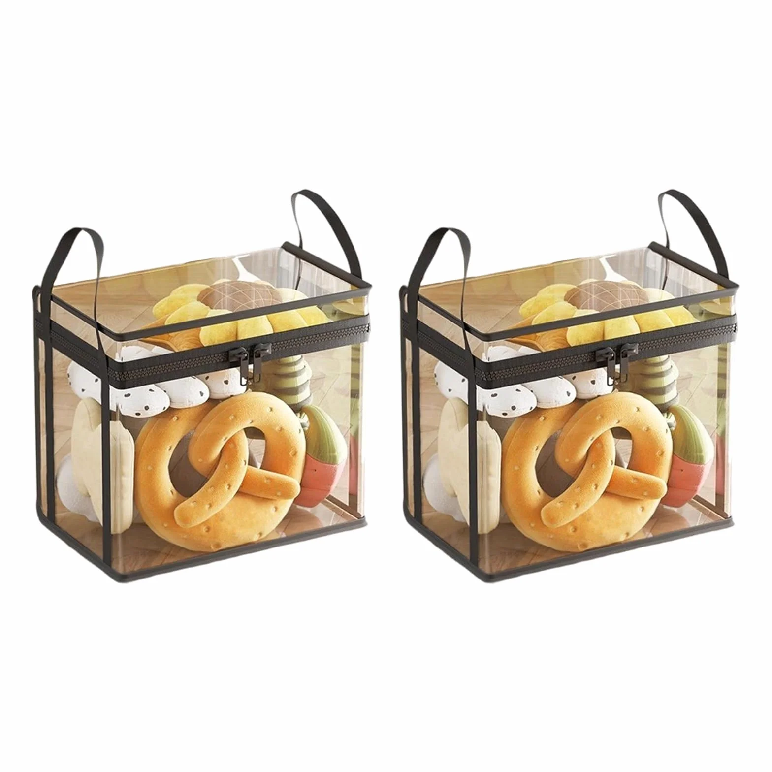 Contenitore PVC Pesante 50L per Asilo Nido e Aula - Cerniere Lunghezza, Design Salvaspazio