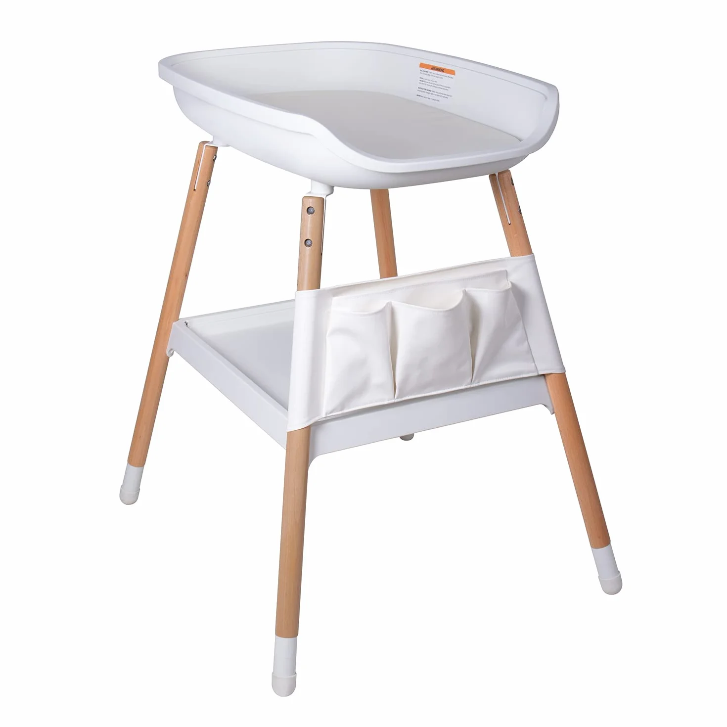 Beberoad Fasciatoio Neonato Regolabile in Altezza 51x79x90CM Bianco 0-12 Mesi 25kg