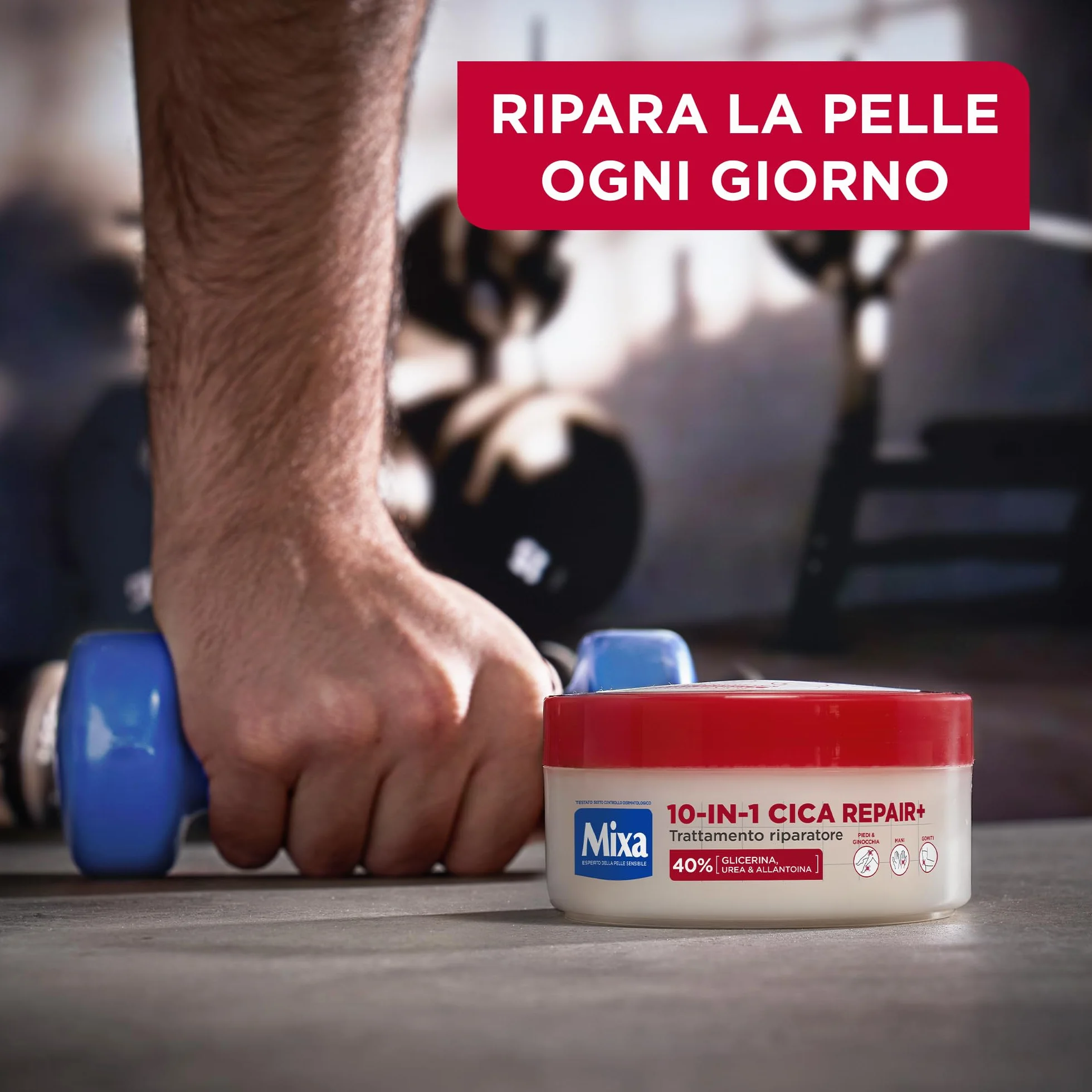 Mixa Trattamento Riparatore 10-in-1 Cica Repair+ 150 ml Idratazione Intensa Glicerina Urea Allantoina