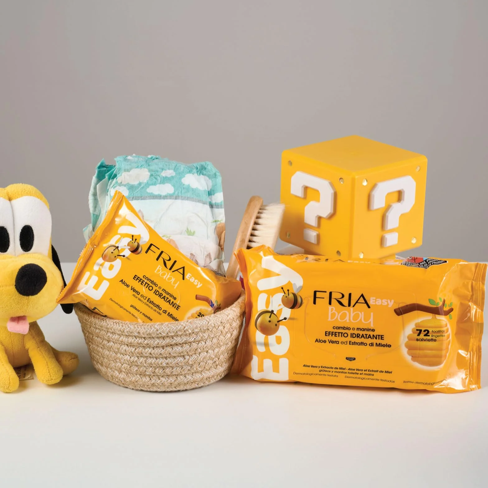 Fria Easy Baby Salviette per Cambio Pannolino con Aloe Vera e Miele, Idratanti, Dermatologicamente Testate, 288 Pezzi