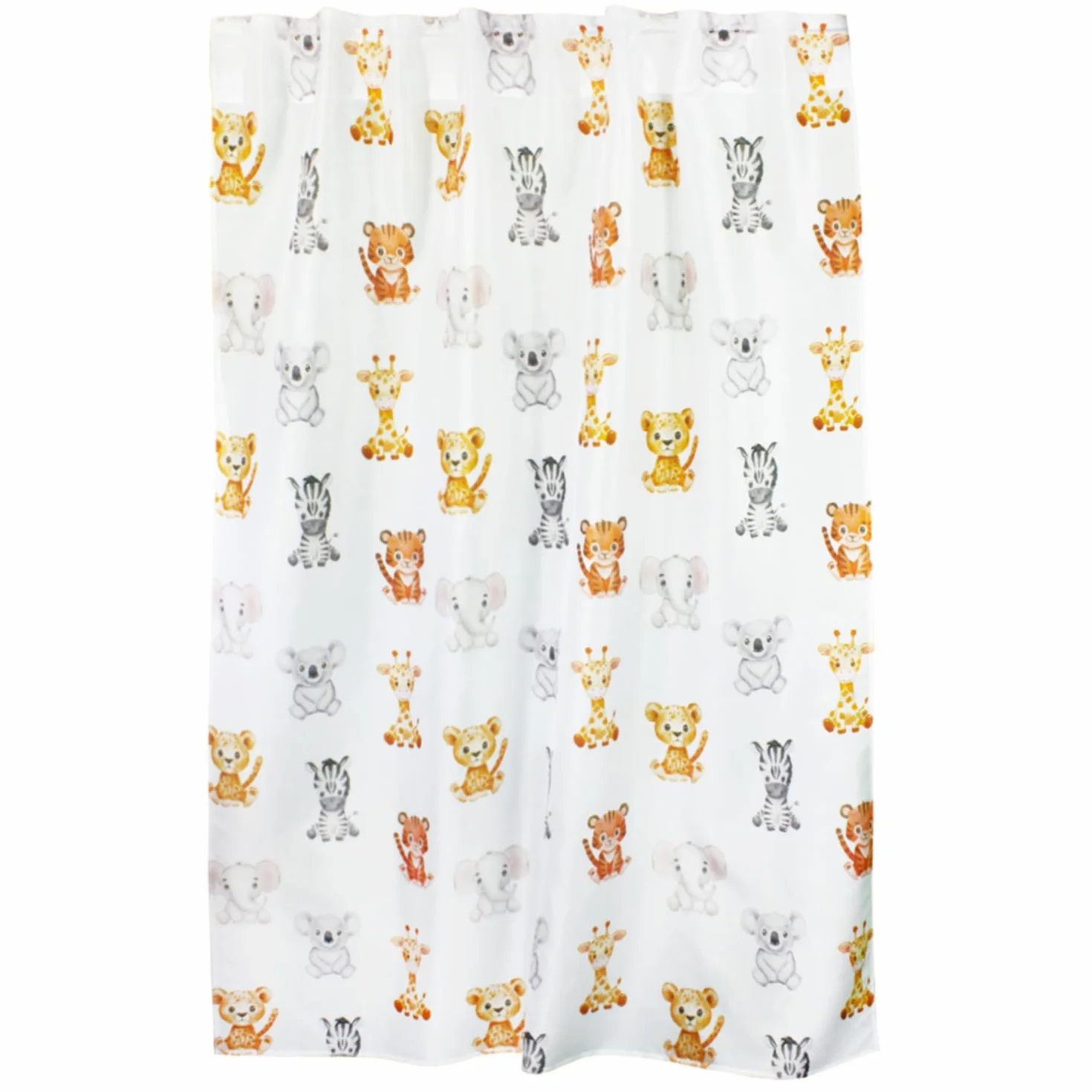 Delindo Lifestyle Tenda per cameretta bambini African 140x175 cm bianco opaco con passanti nascosti