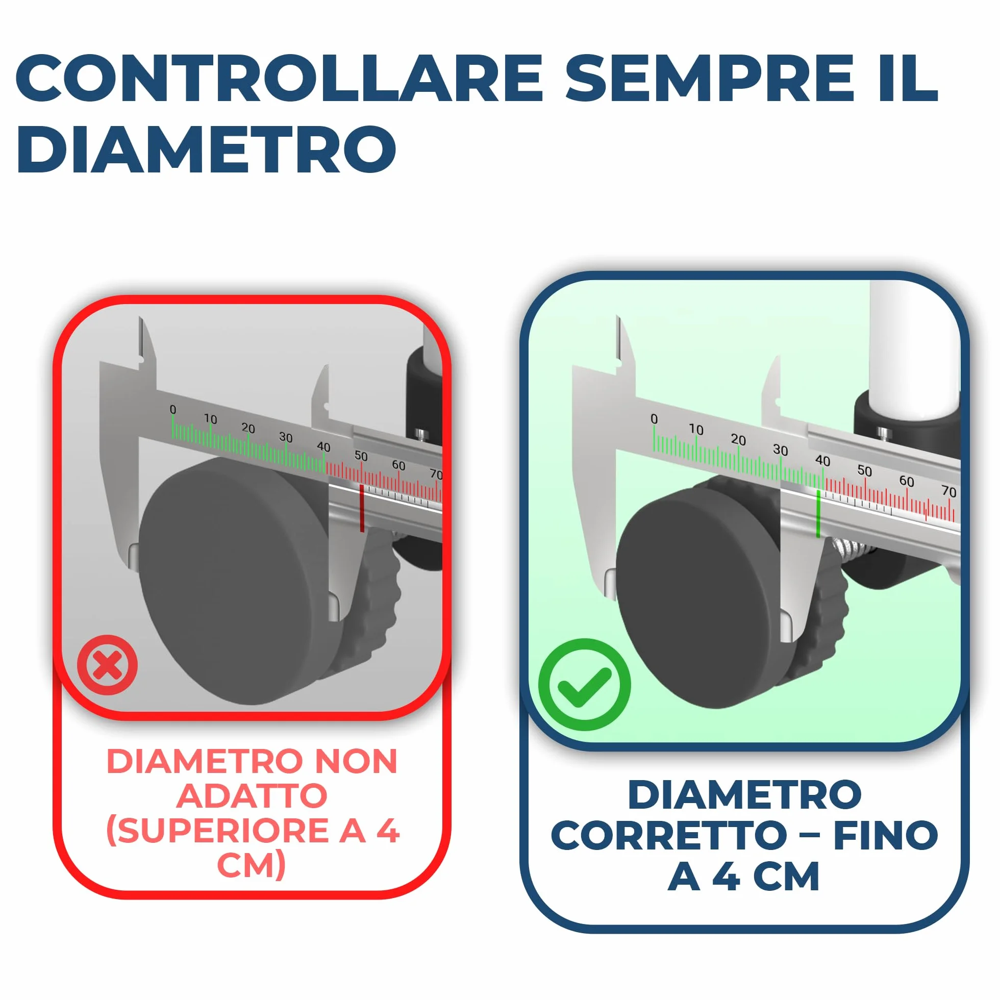 Hoffenbach 4x Protezioni Antiscivolo per Cancelletto per Bambini, Scale e Porte, Adatte anche per Cani, Senza Forare