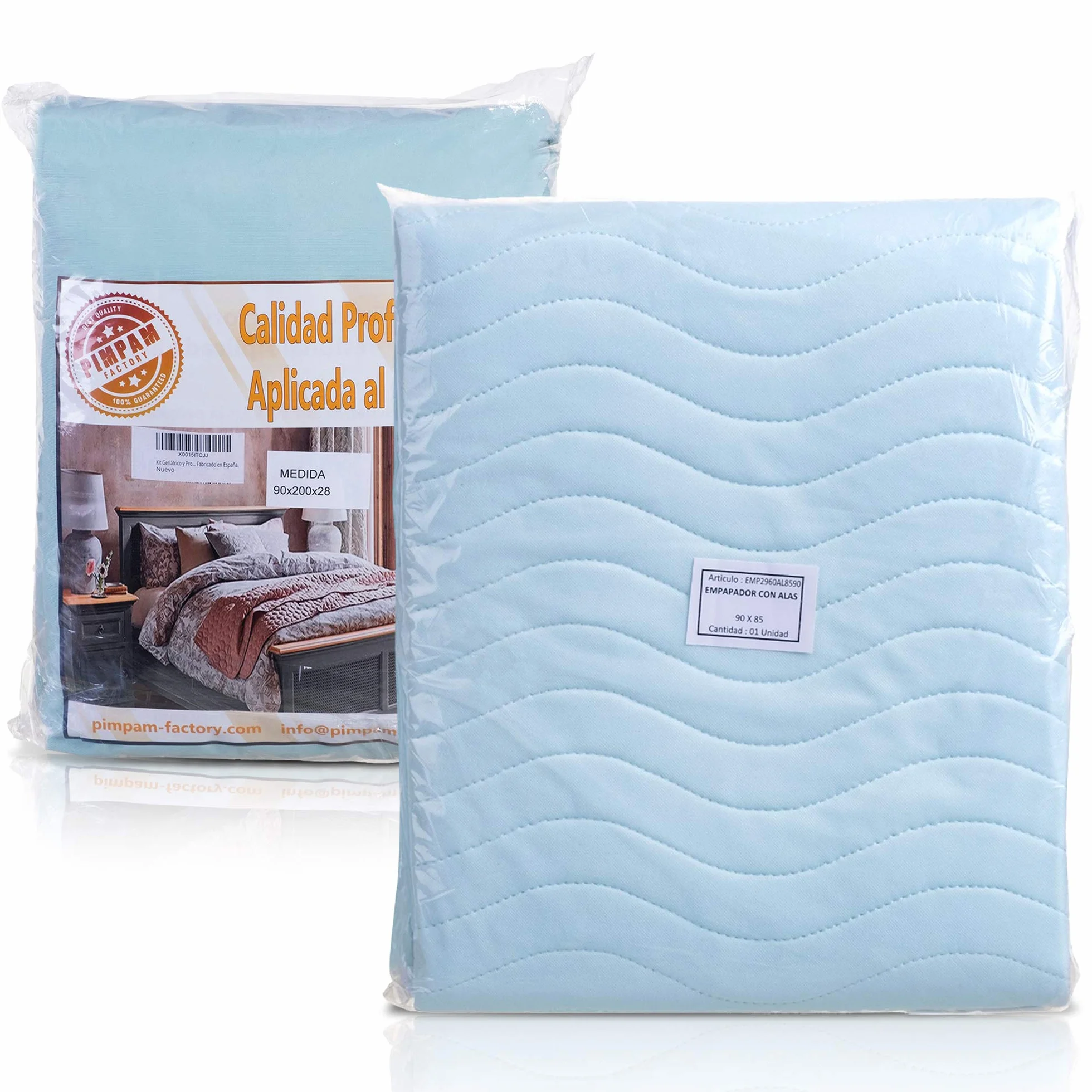 Salvamaterasso Impermeabile Lavabile 160 x 85 con Ali - PimPam Factory Traverse Letto Anziani