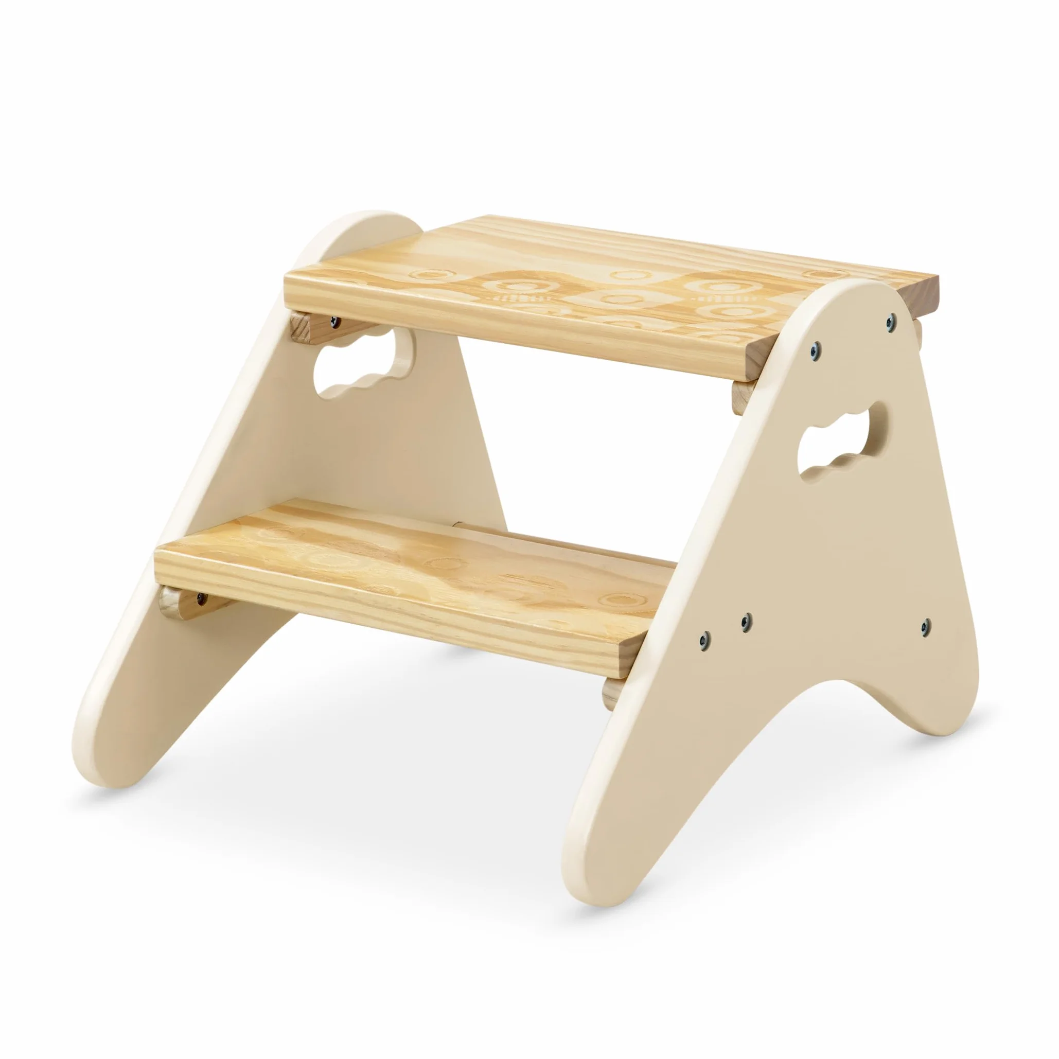 B. toys Peek-A-Boost Sgabello di legno per bambini 2 anni+