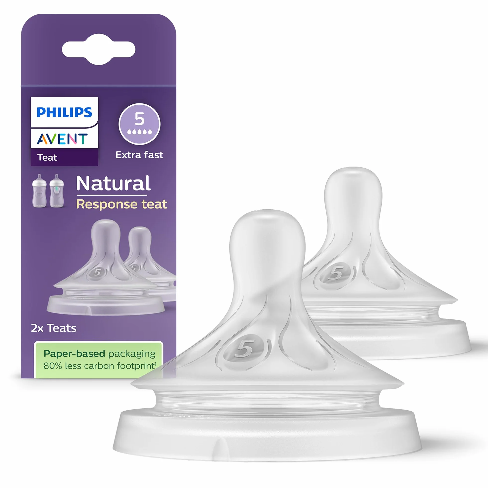 Philips Avent Tettarella Natural Response Flusso 5 SCY965/02 2 szt. bez BPA 6m+