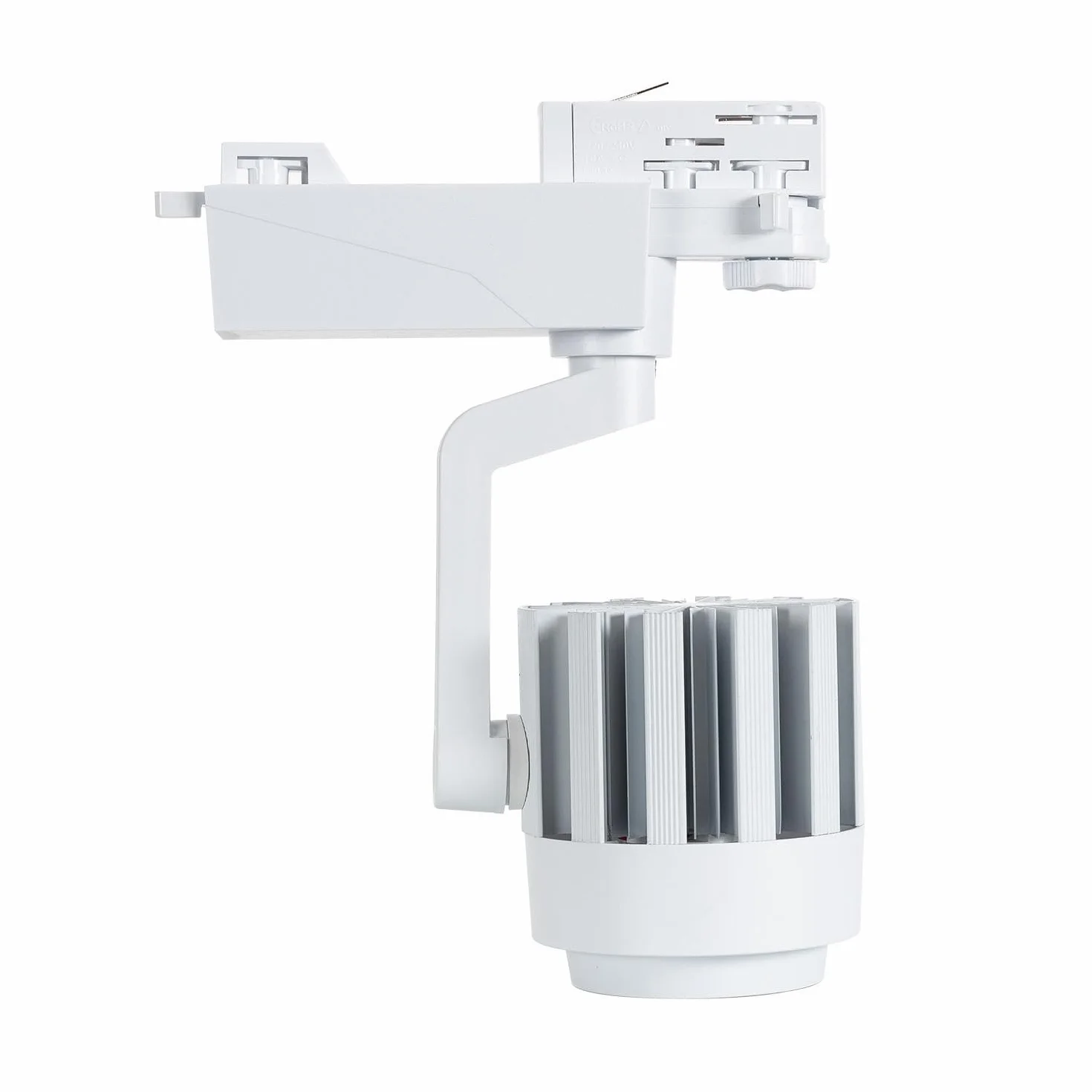 LEDKIA LIGHTING - Faretto LED Binario Trifase 30W Dora | Tecnologia COB | Angolo Luce 36º | Applicazione Showroom e Negozi, Bianco Caldo 2700K, Policarbonato