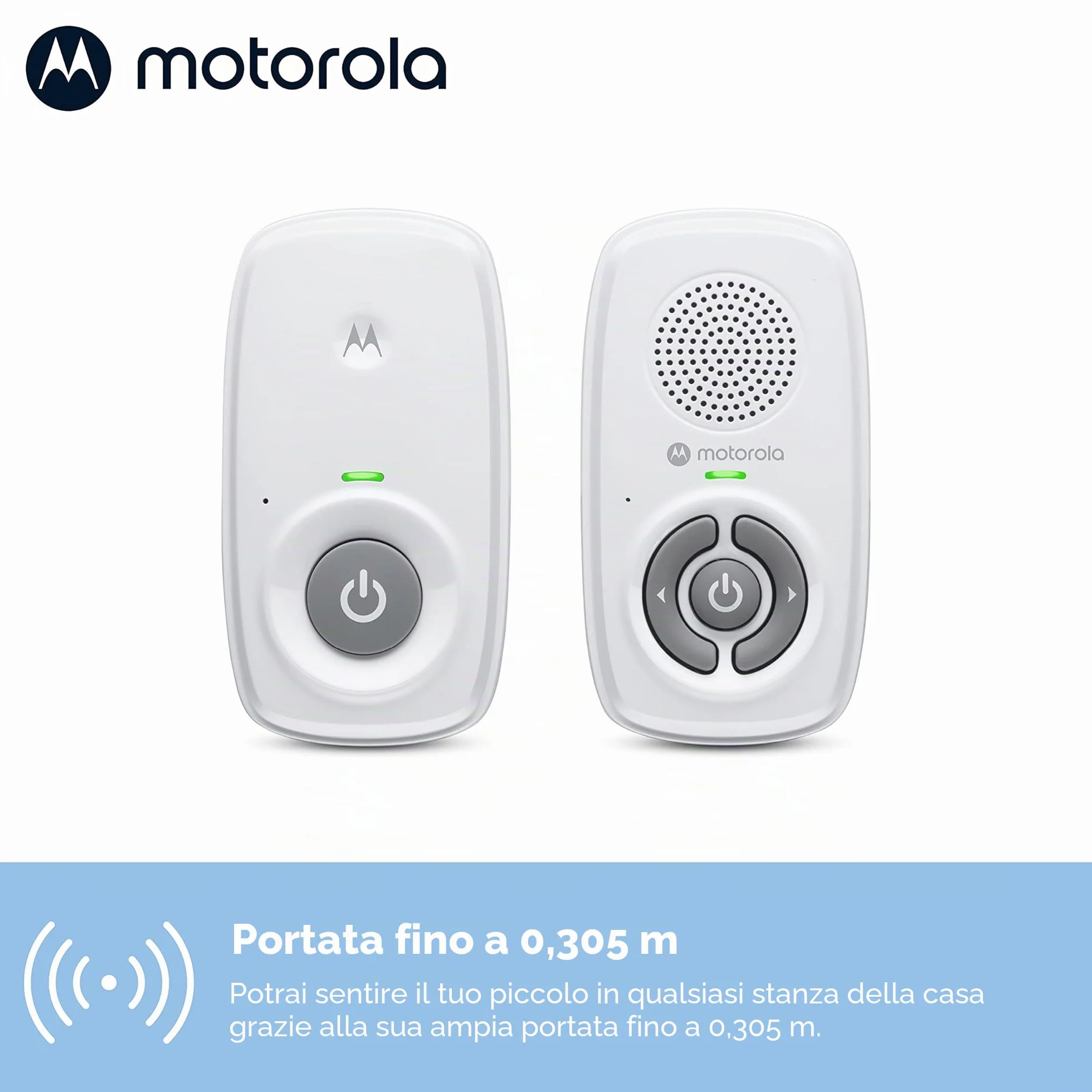 Motorola Nursery AM21/MBP21 Monitor Audio Baby DECT 300m