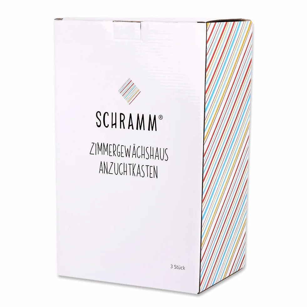 Schramm Mini Set da vivaio 38x24x18 cm con Coperchio e Ventilazione 3 Pezzi