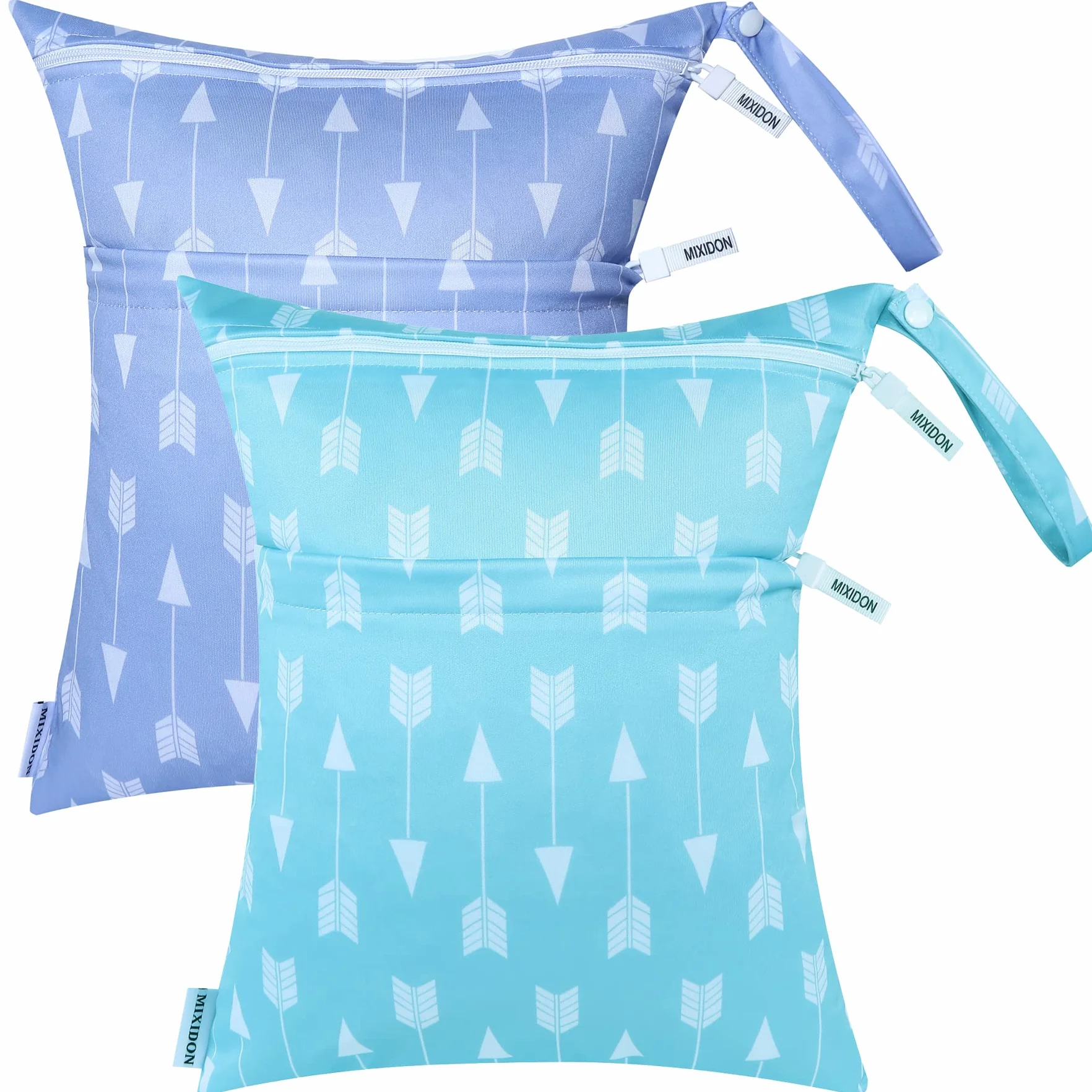 Wetbag Borsa per Pannolini Lavabili Impermeabile con Doppia Cerniera Wet Dry Bag, Viaggi Spiaggia Piscina Gym, Pattern 11