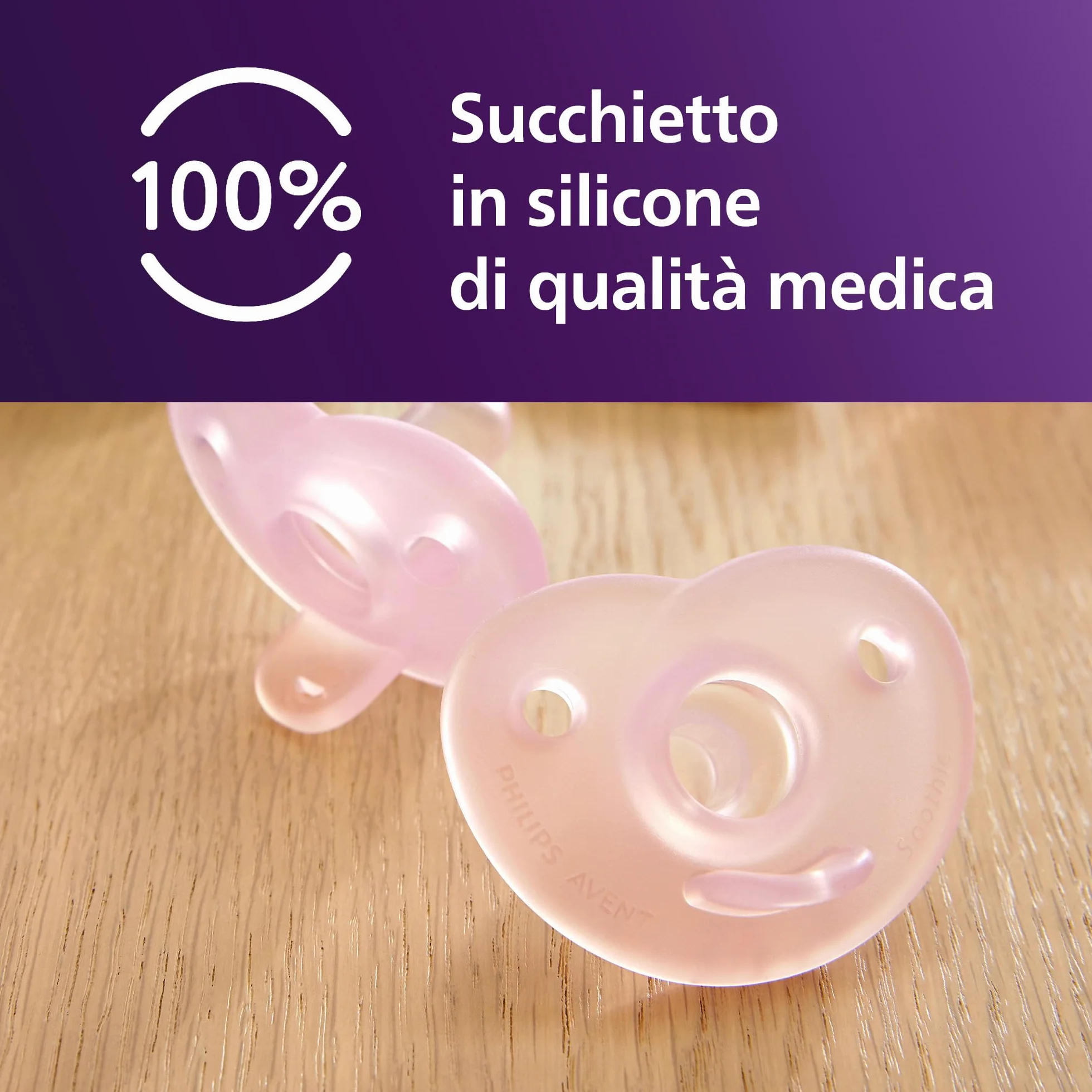 Philips Avent Soothie chupetes silicona una pieza recién nacidos tetina flexible reduce presión dientes boca sin BPA paquete 2 SCF099/27